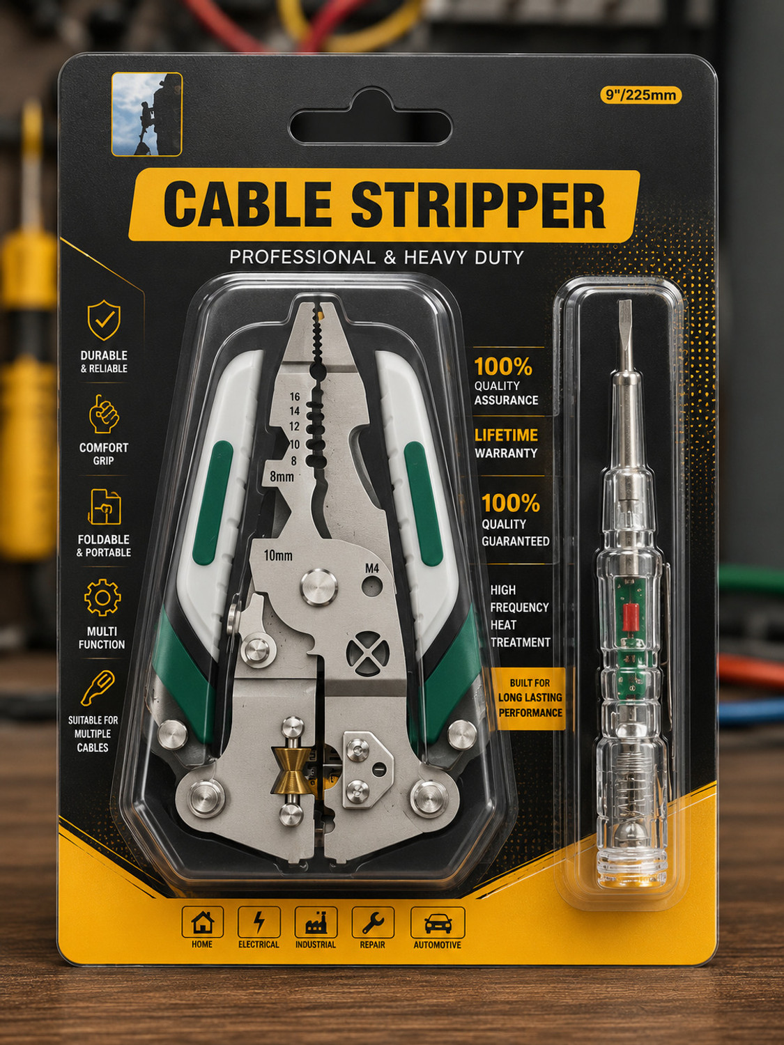 Image of AMBDDED PowerStrip Pro Wire Stripping and Crimping Tool PowerStrip Pro Wire Stripping and Crimping Tool Wire Cutter