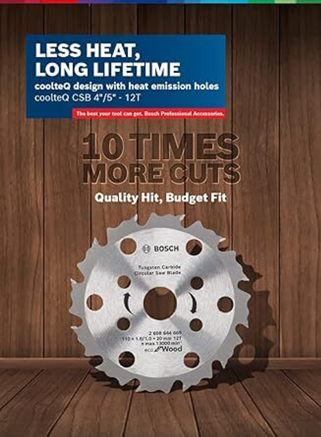 Image of BOSCH Circular Saw Blade 125x1,6 /1,0x20x12T Wood Cutter