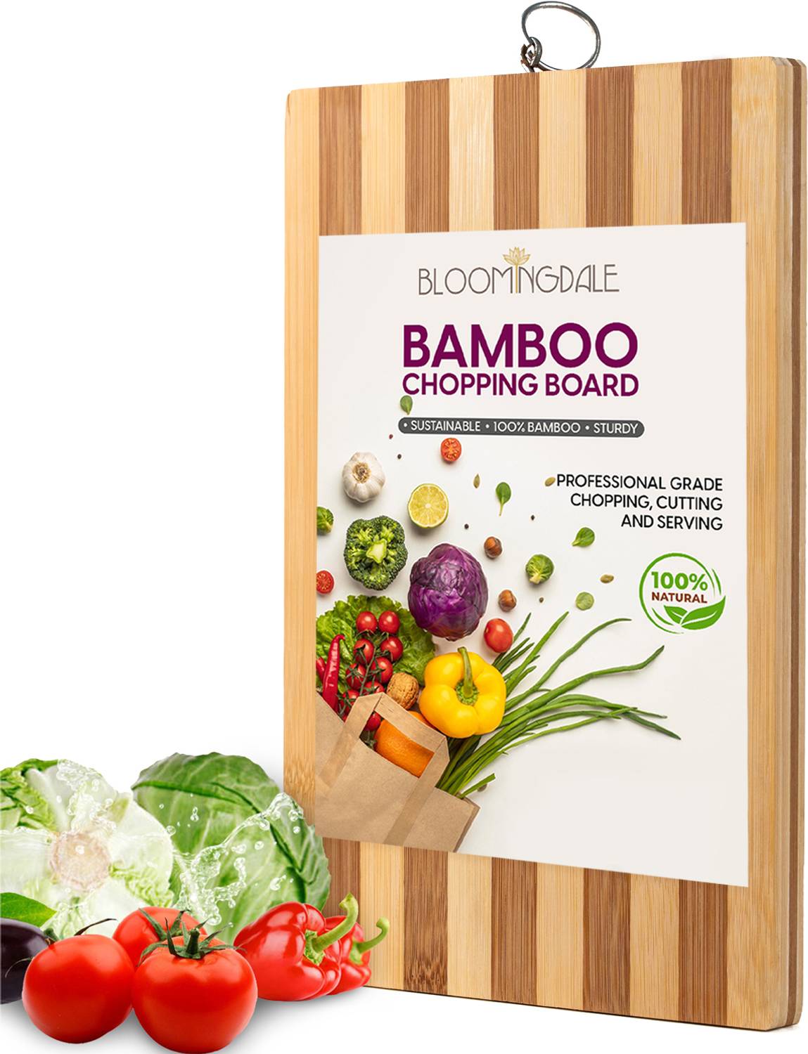 Bloomingdale Wooden Chopping Board Chopping Board Wood Cutting Board Wood Kitchen Vegetable Wooden Cutting Board