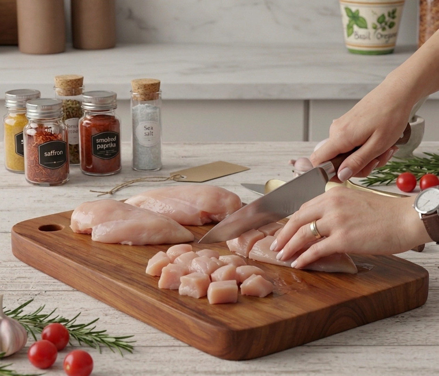 Image of ECOVY Sheesham Wood Premium Chopping Board 15x10inch|Handmade by Single wooden Piece Wooden Cutting Board