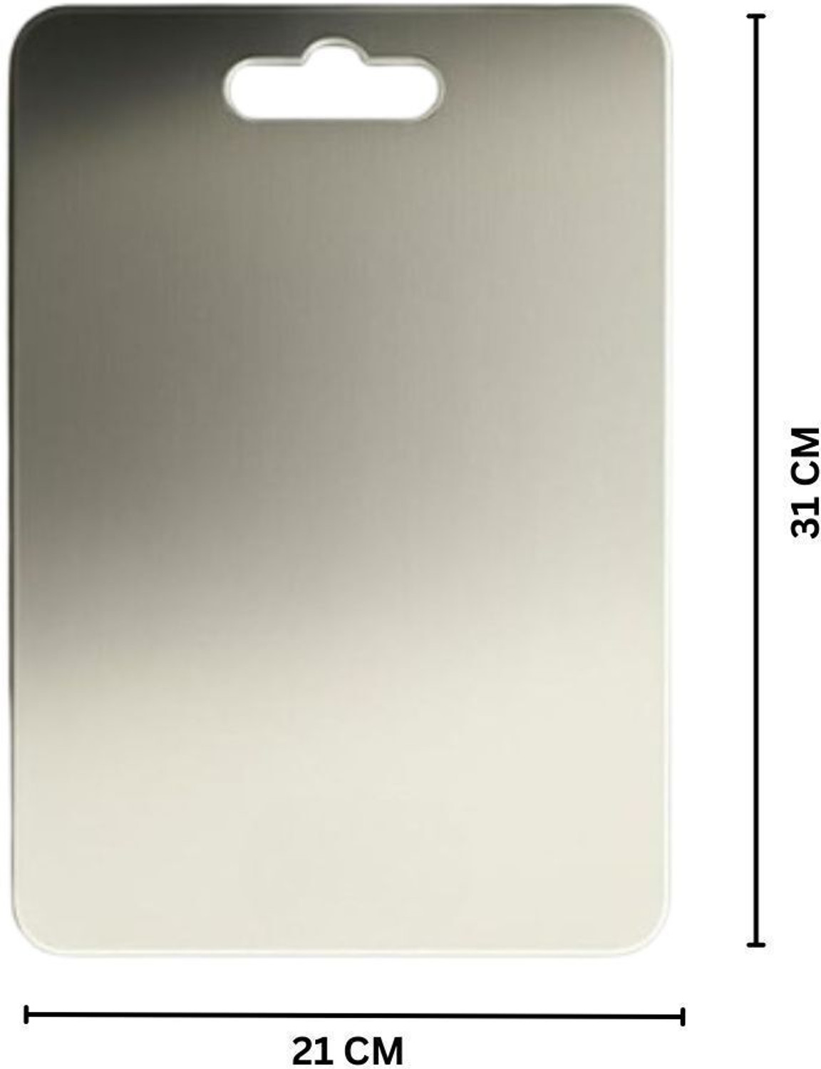 Image of STROGAL Choping Bord steel choping bord 31 x 21 CM Stainless Steel Cutting Board