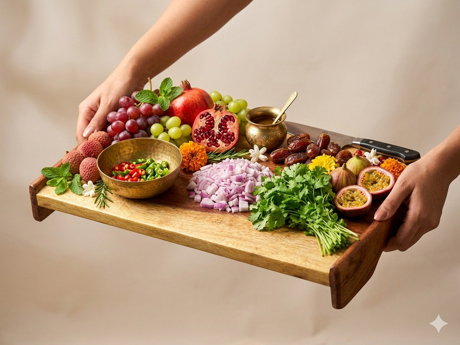 Image of Kath valo Wooden Cutting Board
