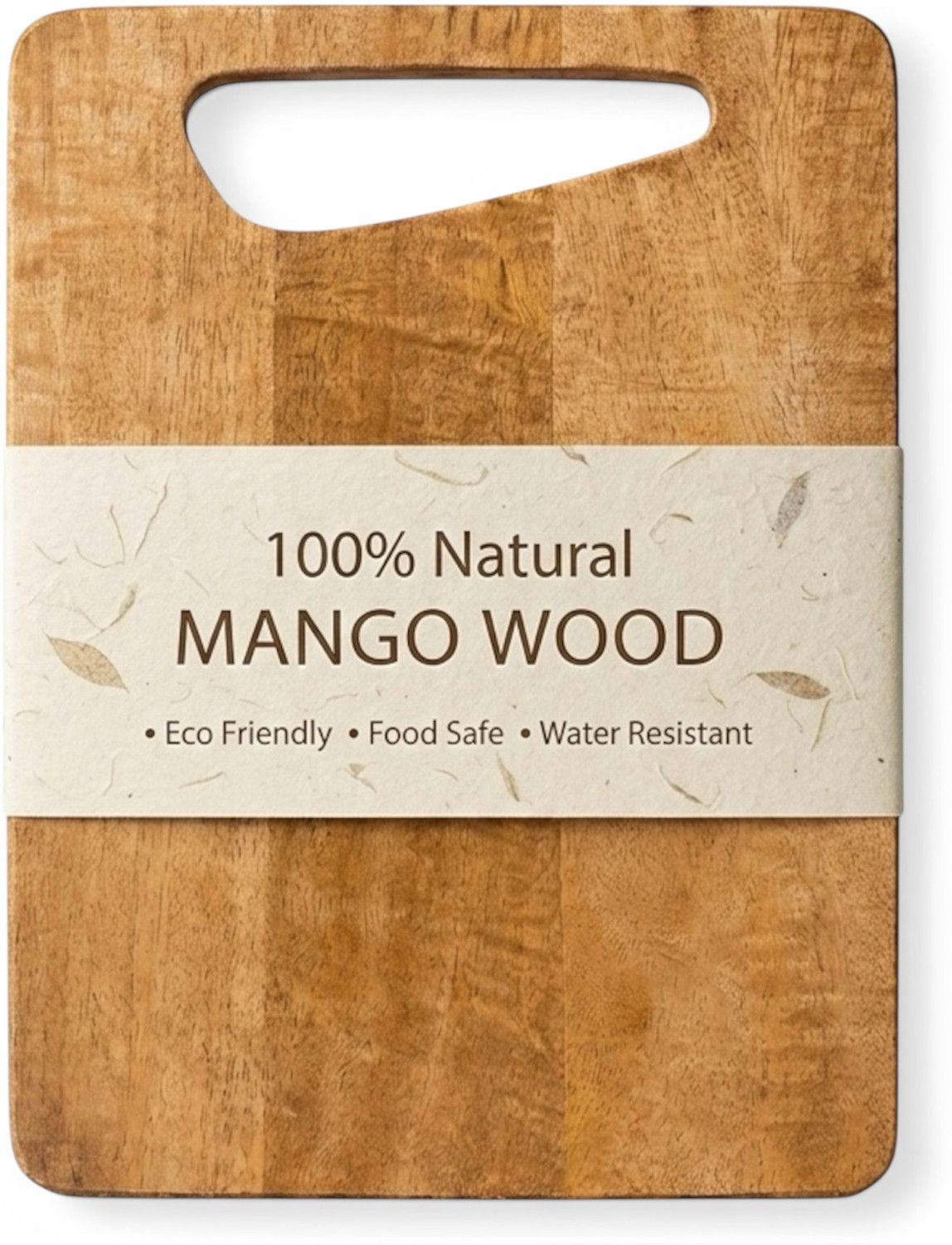Image of BASKBY Mango wood chopping board /cutting board wood / Reversible chopping board /22x32cm Wooden Cutting Board