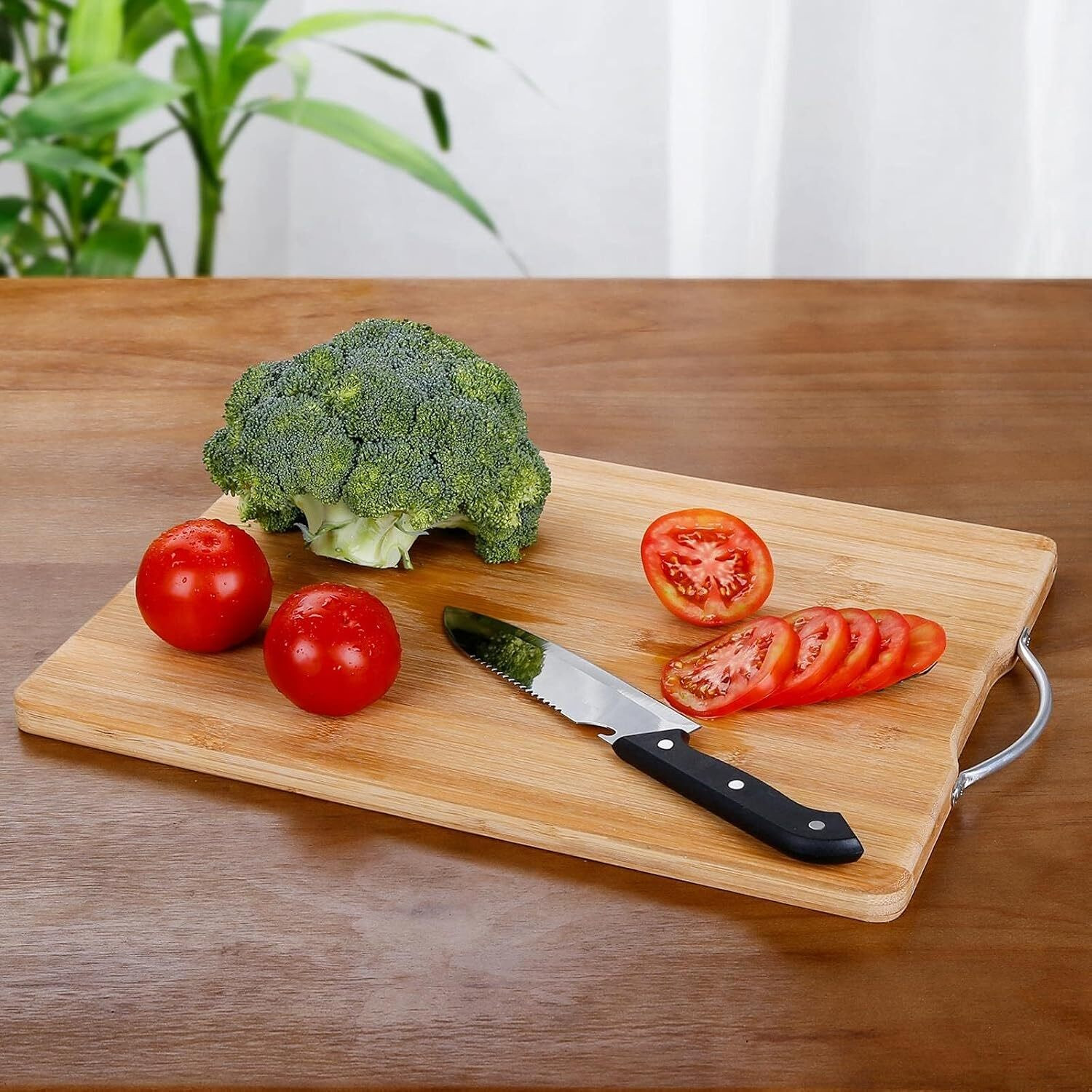 Image of NTR Bamboo Cutting Board Wooden Cutting Board