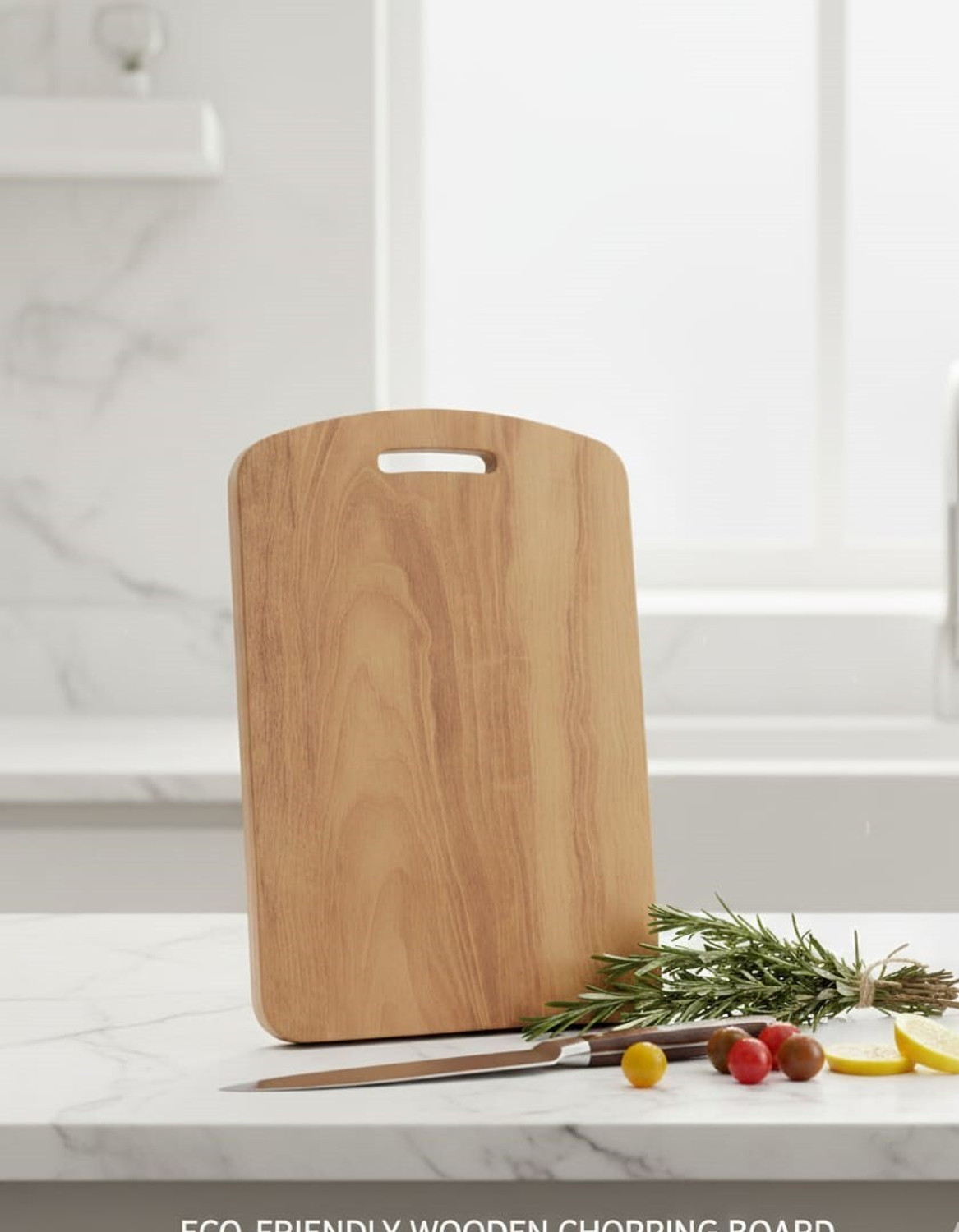 Image of Simran Enterprise Wooden Kitchen Chopping Board for Vegetables, Fruits Cutting Board (Pack of 1) Wooden Cutting Board