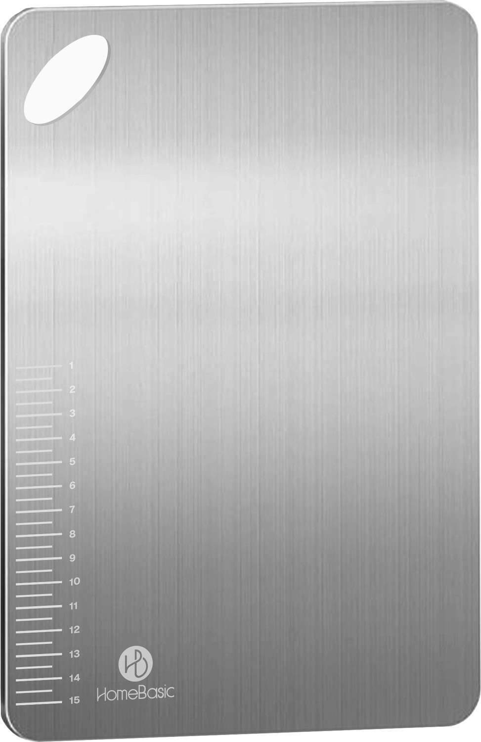 Image of HOMEBASIC Chopping Board for Kitchen Food-Grade 304 Bacteria Absorption Stainless Steel Cutting Board