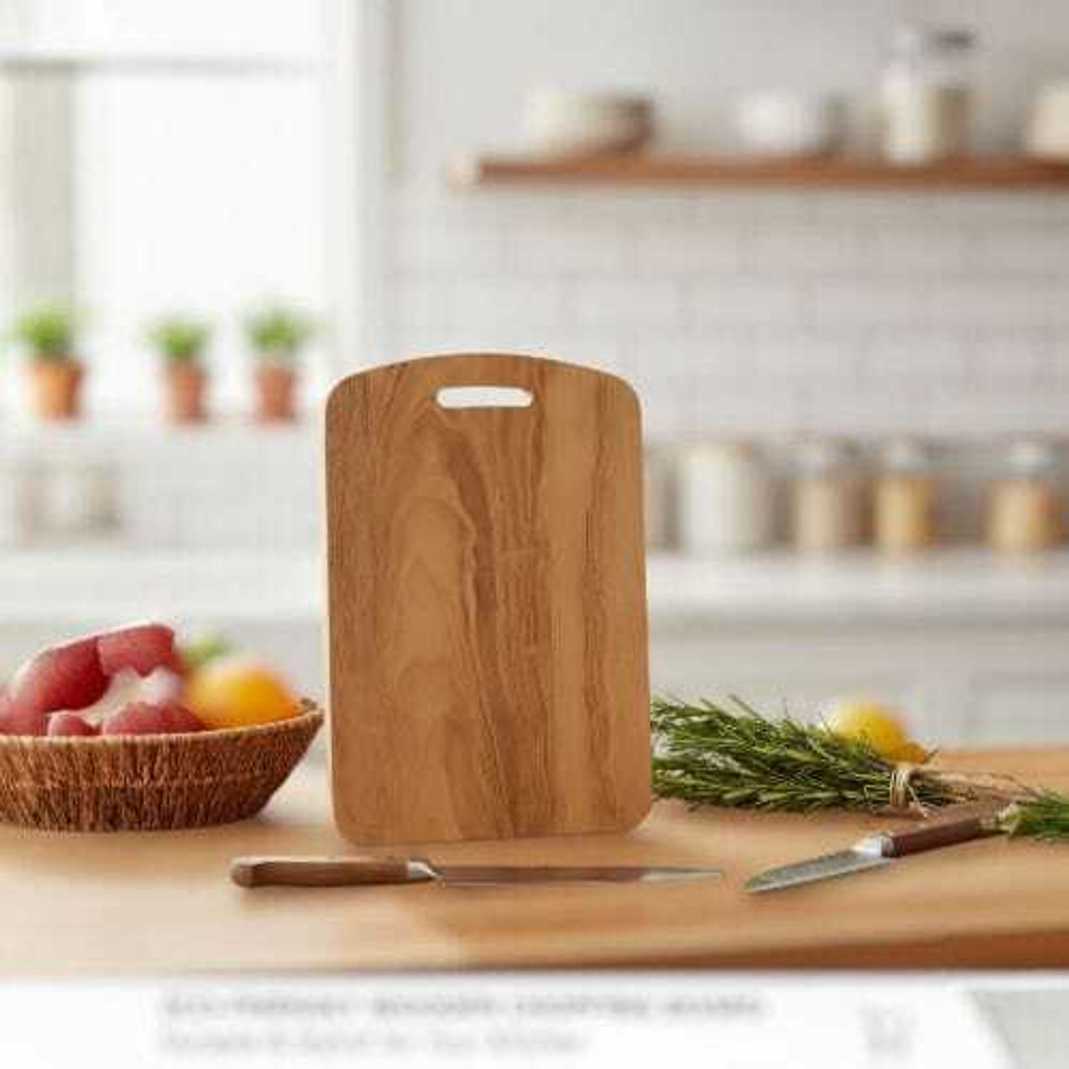 Image of Simran Enterprise Wooden Kitchen Chopping Board for Vegetables, Fruits Cutting Board (Pack of 1) Wooden Cutting Board