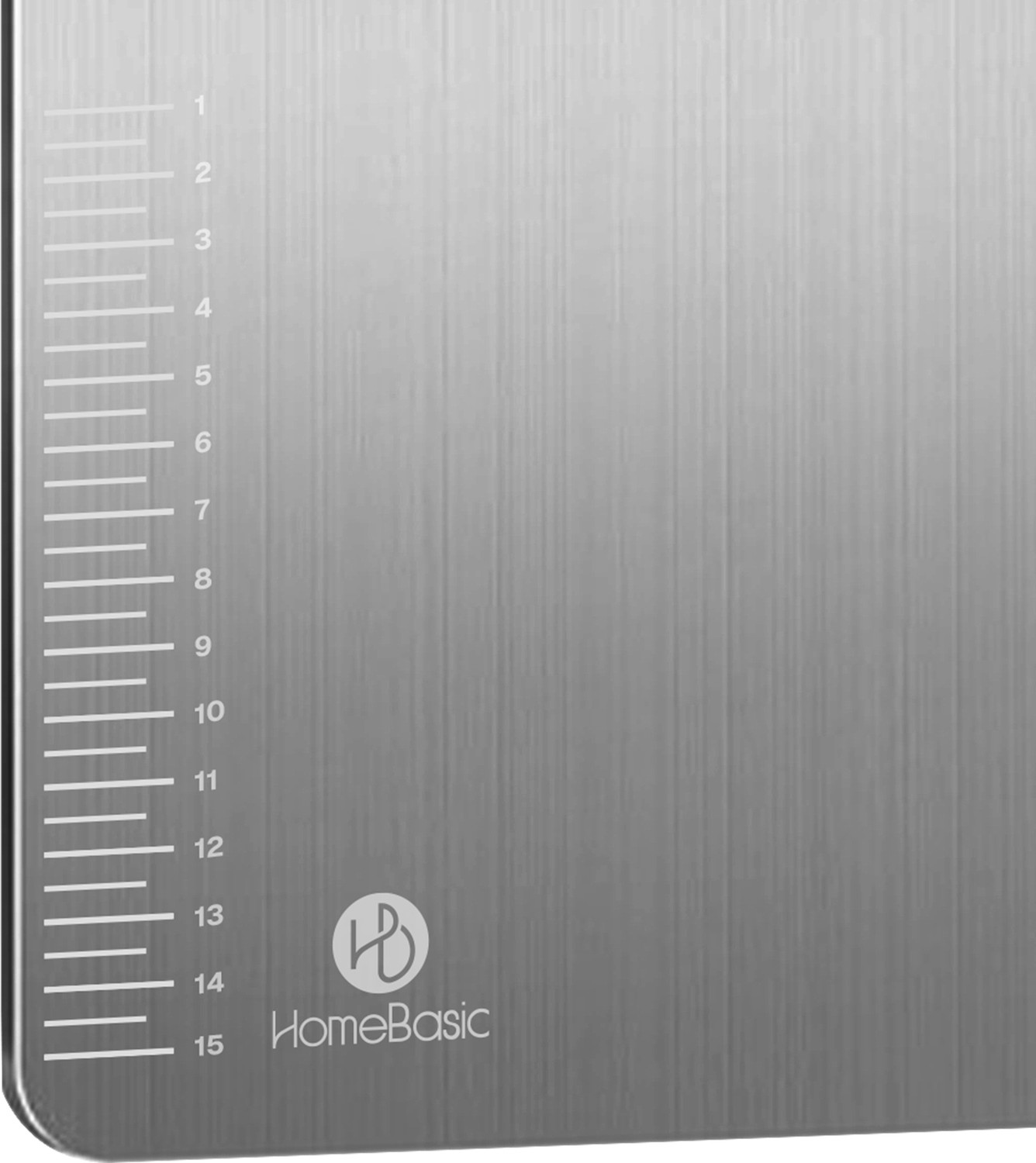 Image of HOMEBASIC Chopping Board for Kitchen Food-Grade 304 Bacteria Absorption Stainless Steel Cutting Board