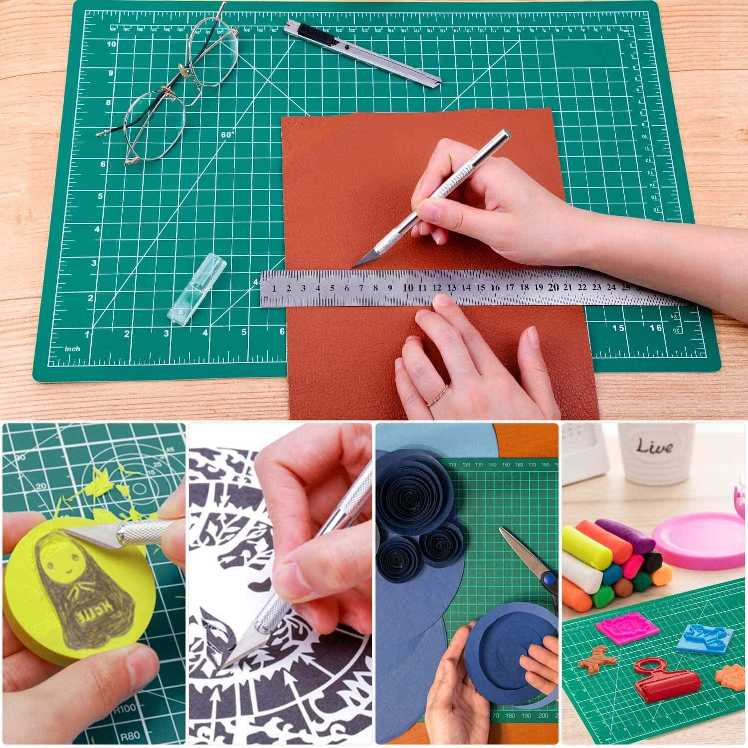 Image of ART RANGER A3 Size Self Healing Cutting Mat Double Sided, Hobby Mat,Polyvinyl Chloride Cutting Mat