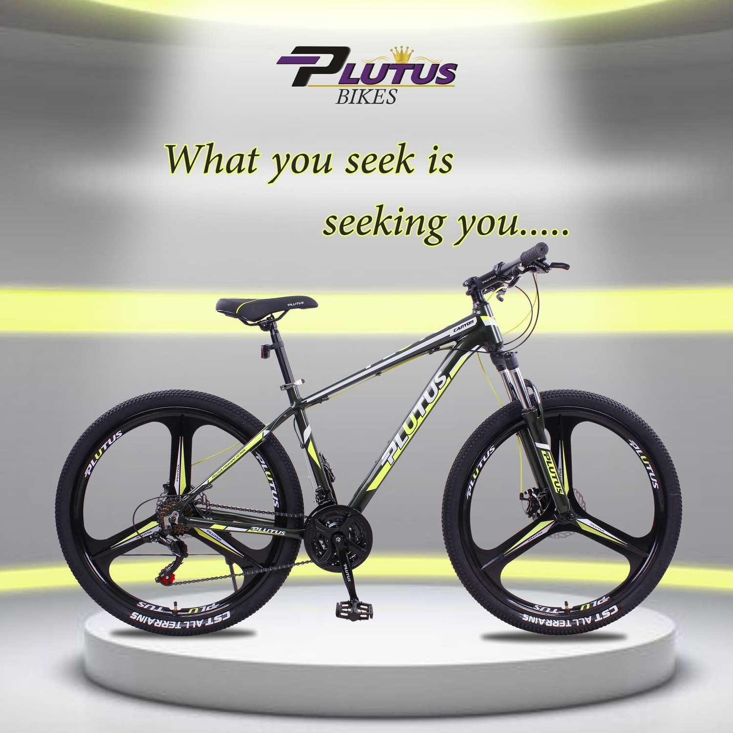 Image of PLUTUS Canyon Multispeed Magnesium Wheel with Alloy Frame Mountain Cycle 27.5 T (inch) Mountain Cycle