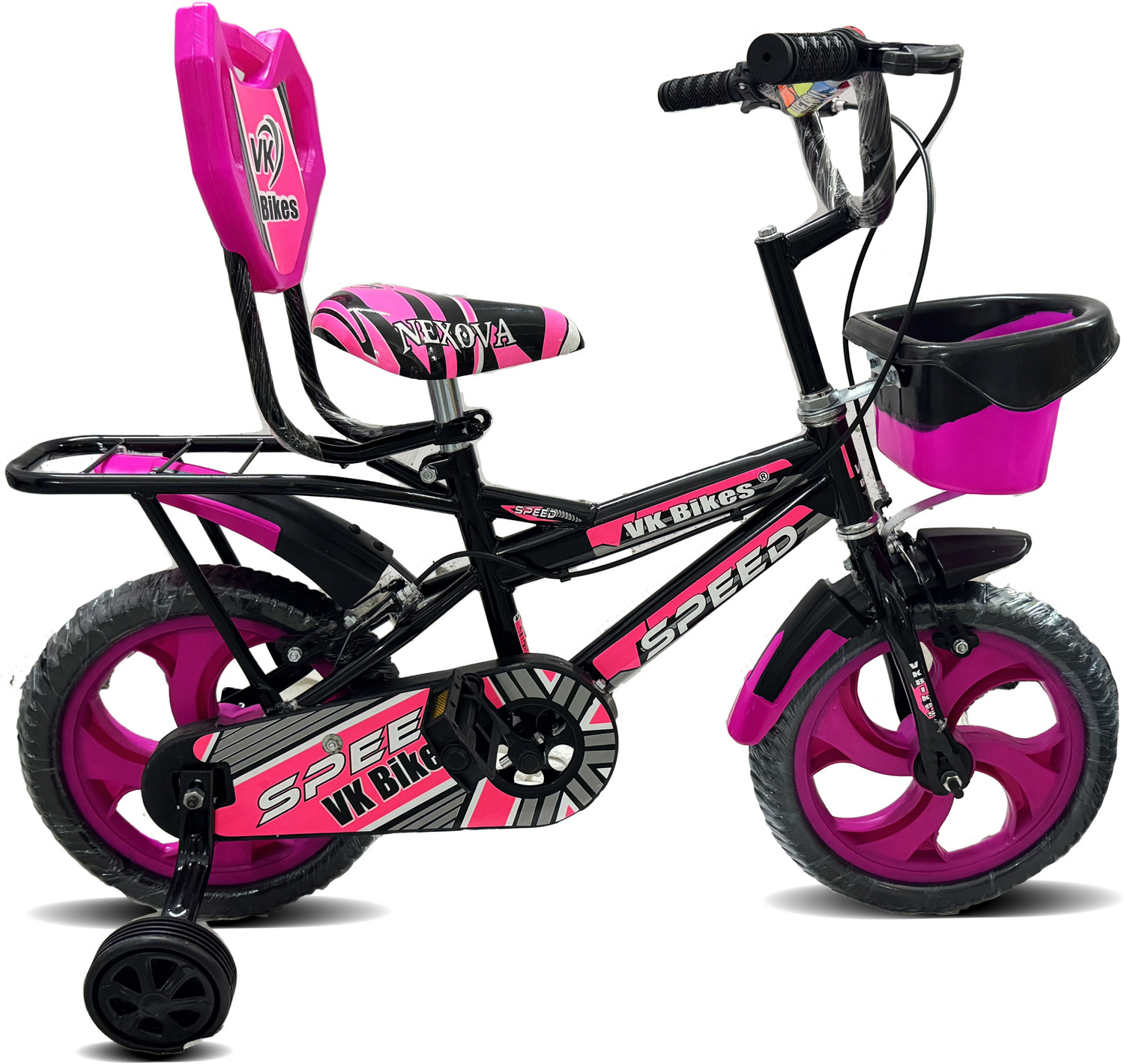 Image of BYKING Premium Quality Cycle For Kids, Color -Pinkk 14 T (inch) Road Cycle