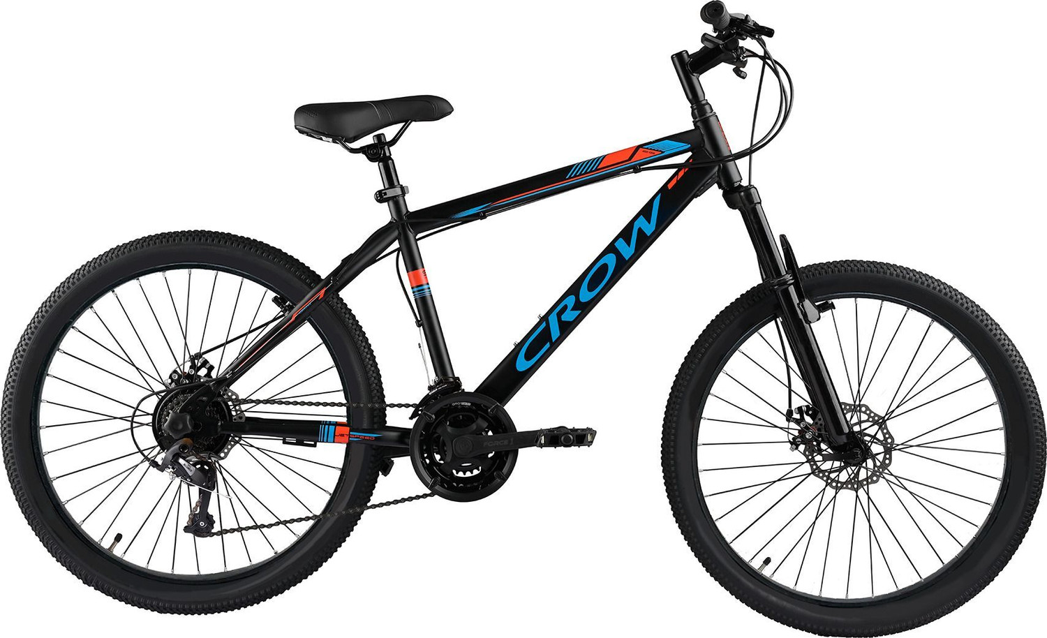 Image of Crow GLOBETROTTER 21 SPEED|FRONT SUSPENSION FORK|DUAL DISC BRAKE|geared 27.5 T (inch) Mountain Cycle
