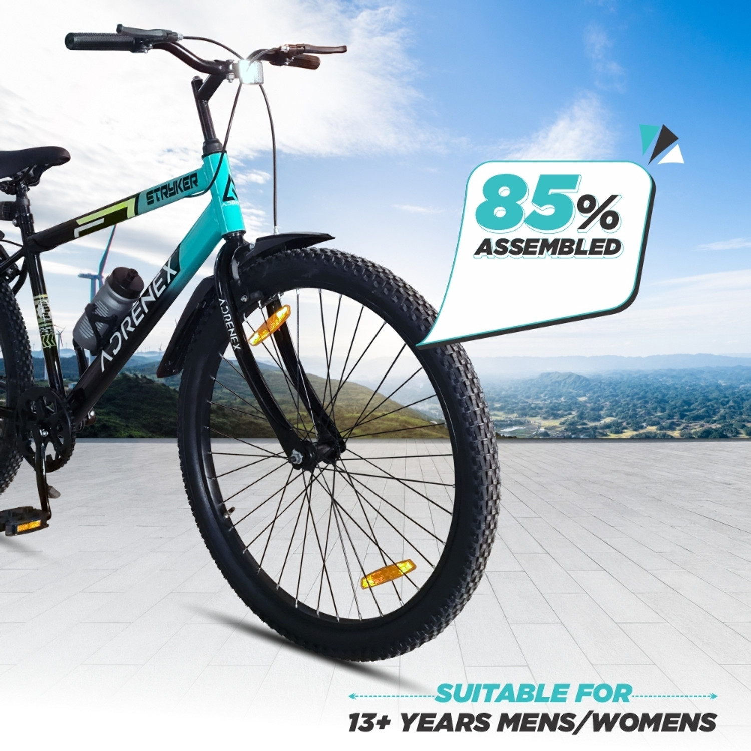 Image of Adrenex Stryker 24T | 85% Pre-Assembled 24 T (inch) Mountain Cycle