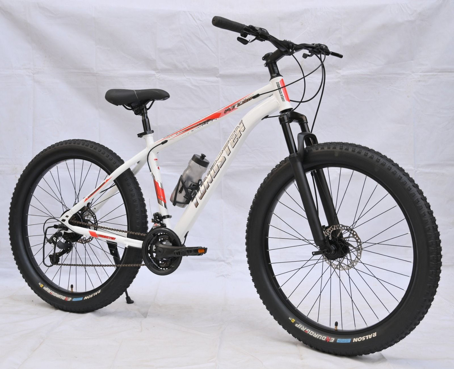 Image of TUNGSTEN ATOM PRO 21 SPEED|geared|SEMI FAT BIKE|FRONT SUSPENSION|DUAL DISC 26 T (inch) Mountain Cycle