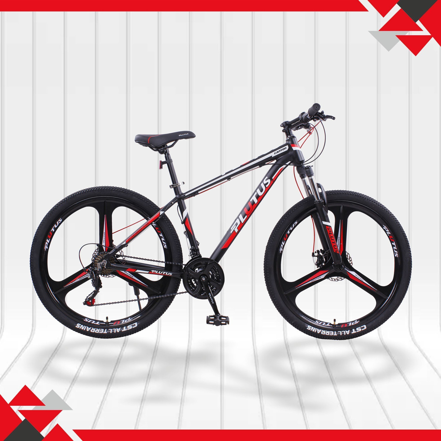 Image of PLUTUS Canyon Multispeed Magnesium Wheel with Alloy Frame Mountain Cycle 27.5 T (inch) Mountain Cycle