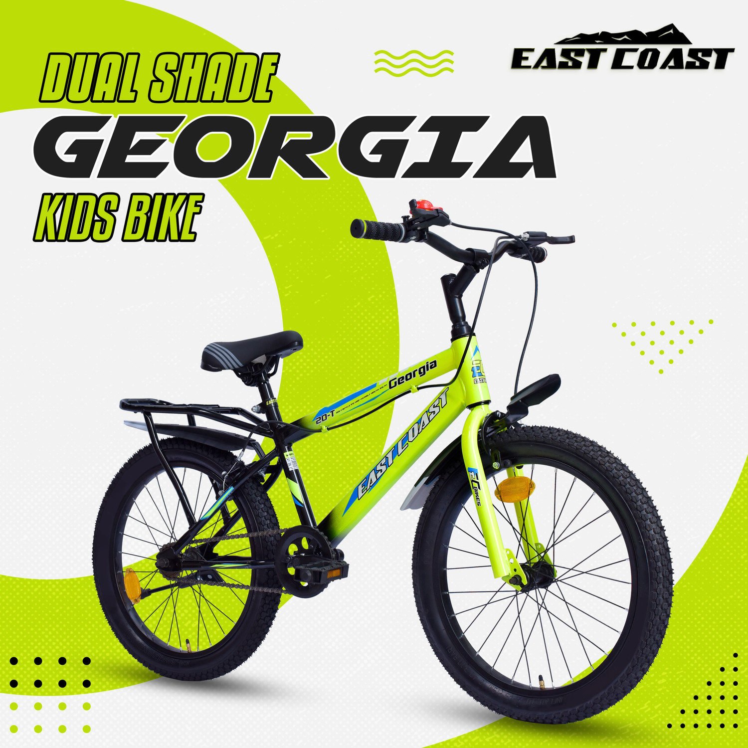 Image of EAST COAST Georgia 20T Kids (5 to 8 Years) Dual Shade 20 T (inch) Road Cycle