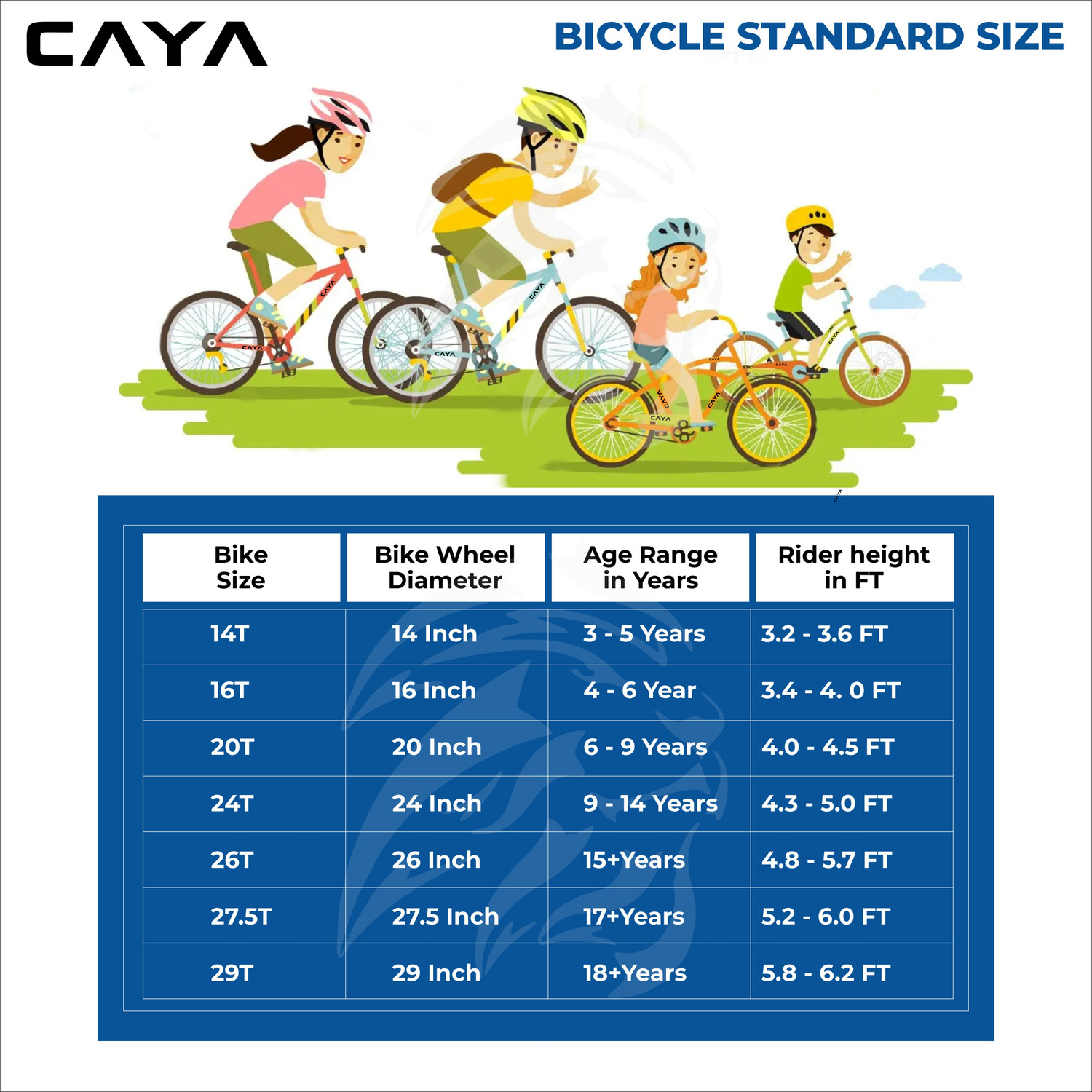 Image of CAYA Fueled 24 Royal Matte Black Dual Disc, Double Walled Alloy Rims, Front Shocker 24 T (inch) BMX Cycle