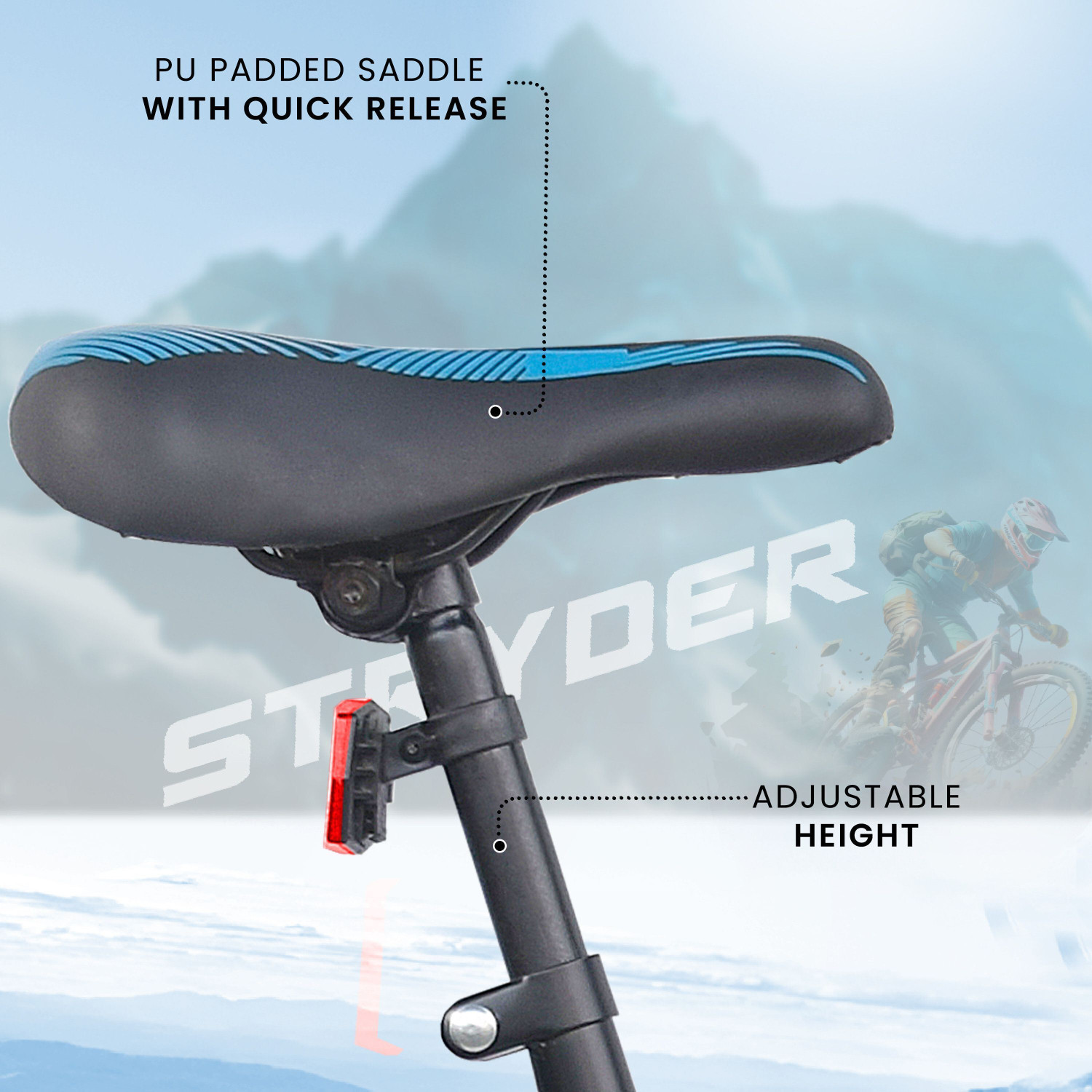Image of STRYDER Levanto 26 inch MTB Cycle - Durable & Stylish Ride with Disc Brake | 26 T (inch) Mountain Cycle