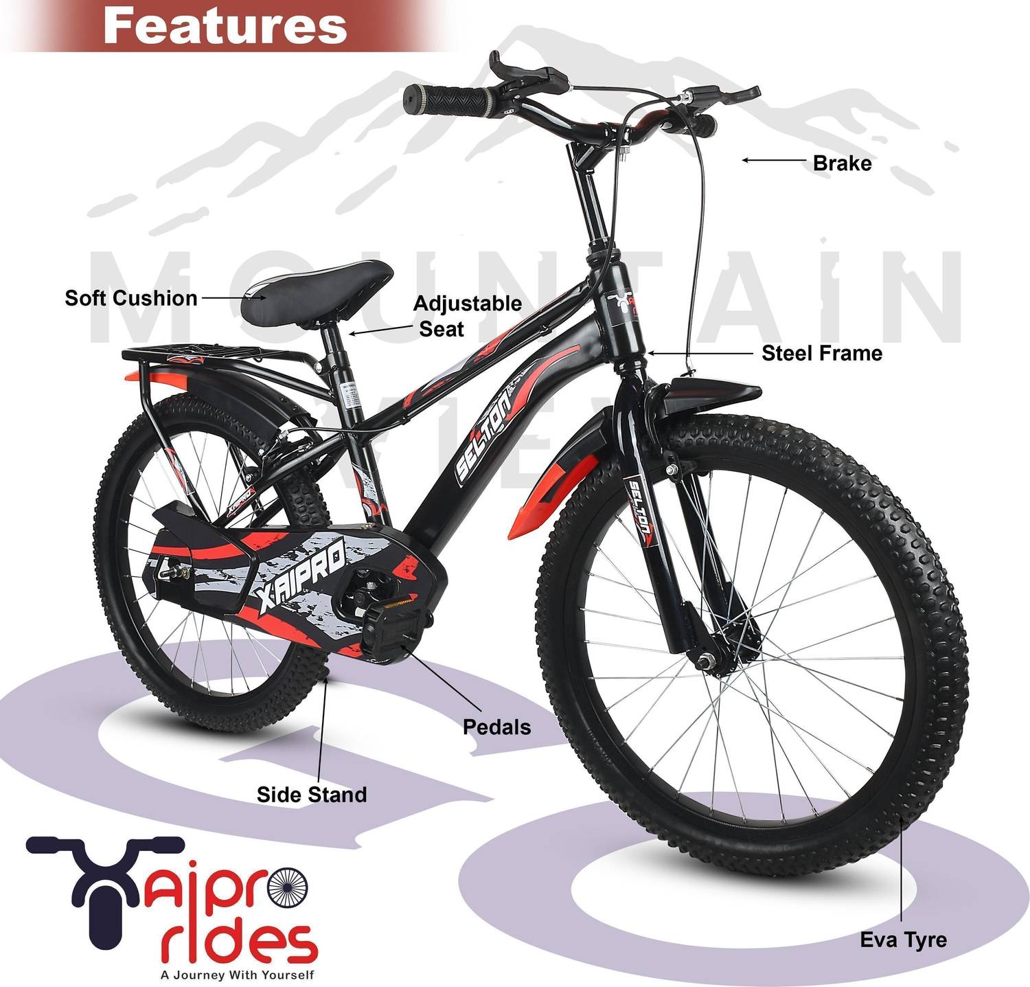 profile ２０ｔ Xaipro 20T NEW TON RED 20 T (inch) BMX Cycle Price in India - Buy