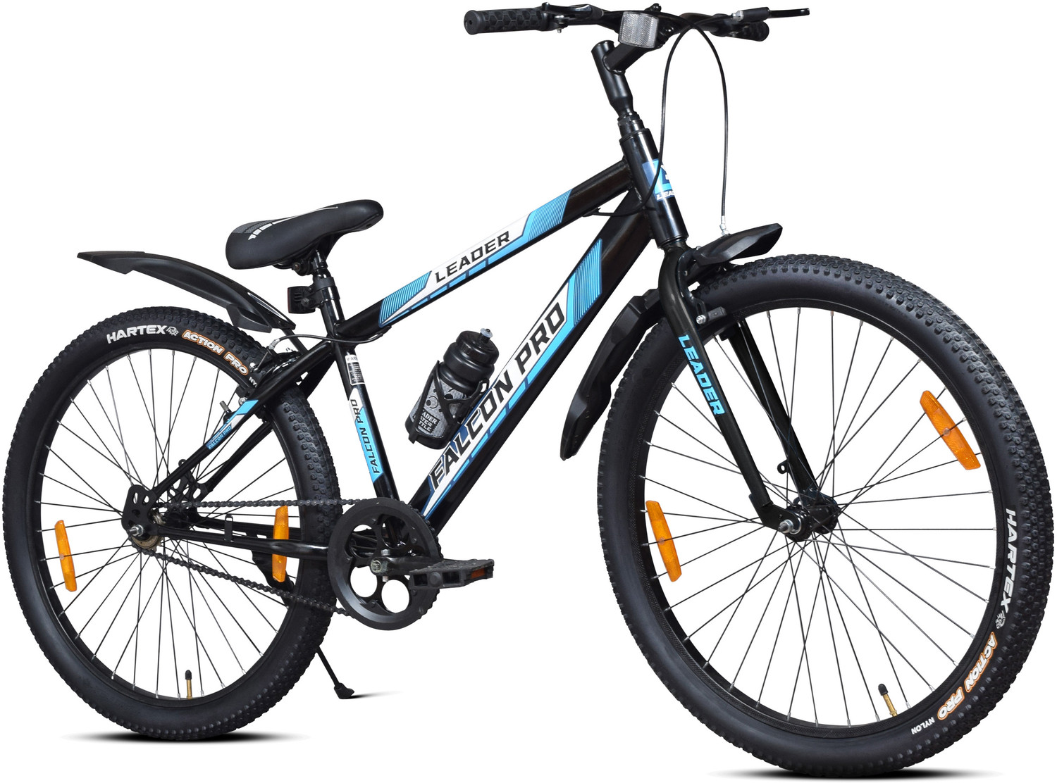 Image of LEADER Falcon Pro 26T Bicycle for Men, Single Speed MTB Bike,Caliper Brake & Rigid Fork 26 T (inch) Mountain Cycle