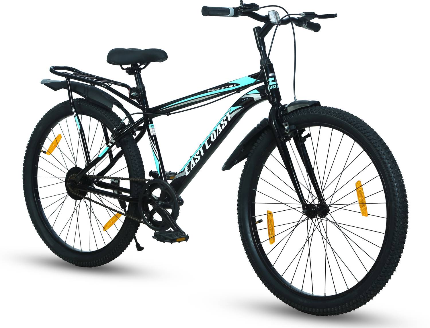 EAST COAST Premium City Bike 26T with Inbuilt Carrier - Image 1