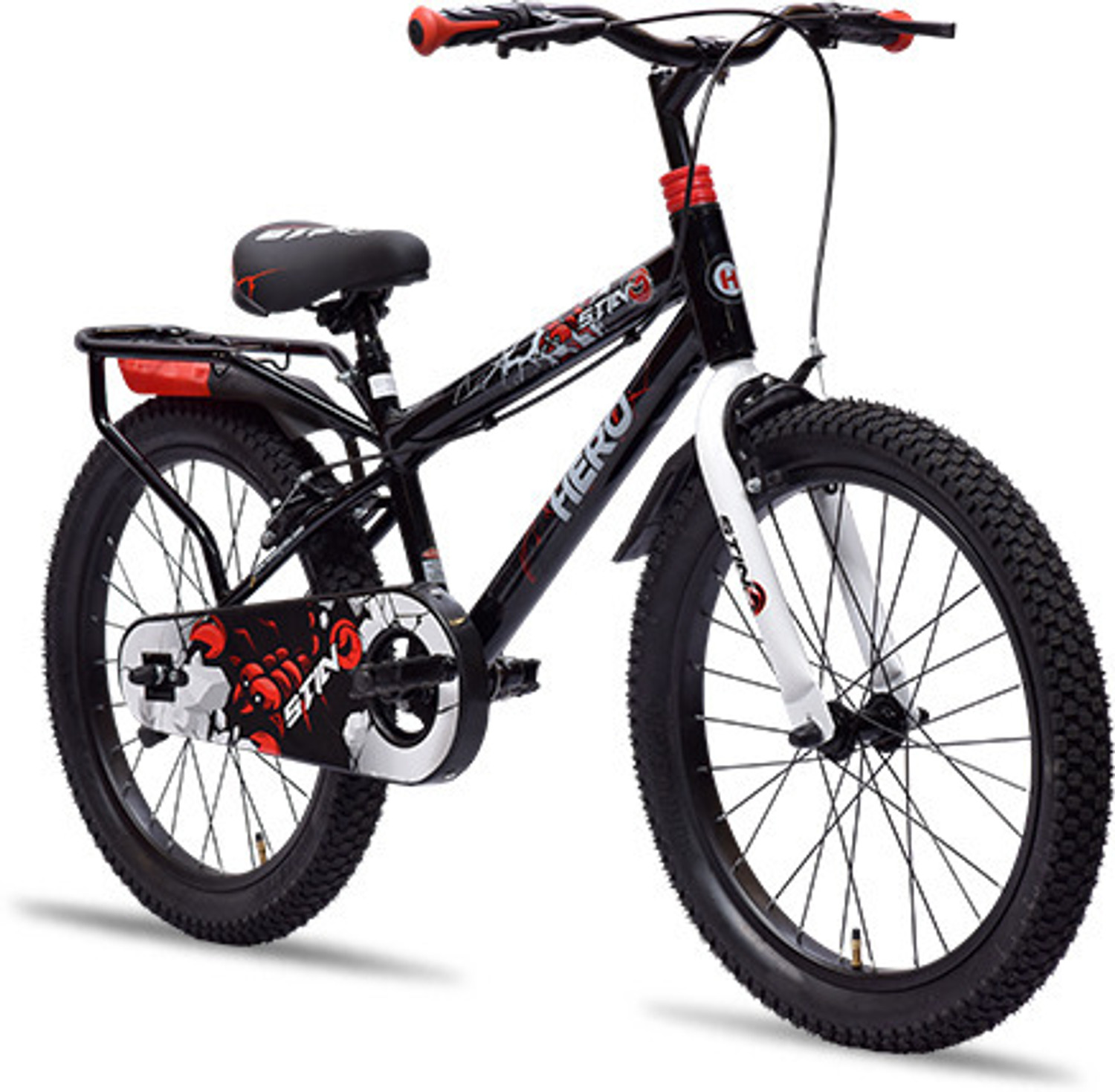Image of HERO CYCLES STING | NON-SUSPENSION| SEMI FAT TYRES 20*2.40|POWER Brakes]Wheel Size 20 T (inch) BMX Cycle