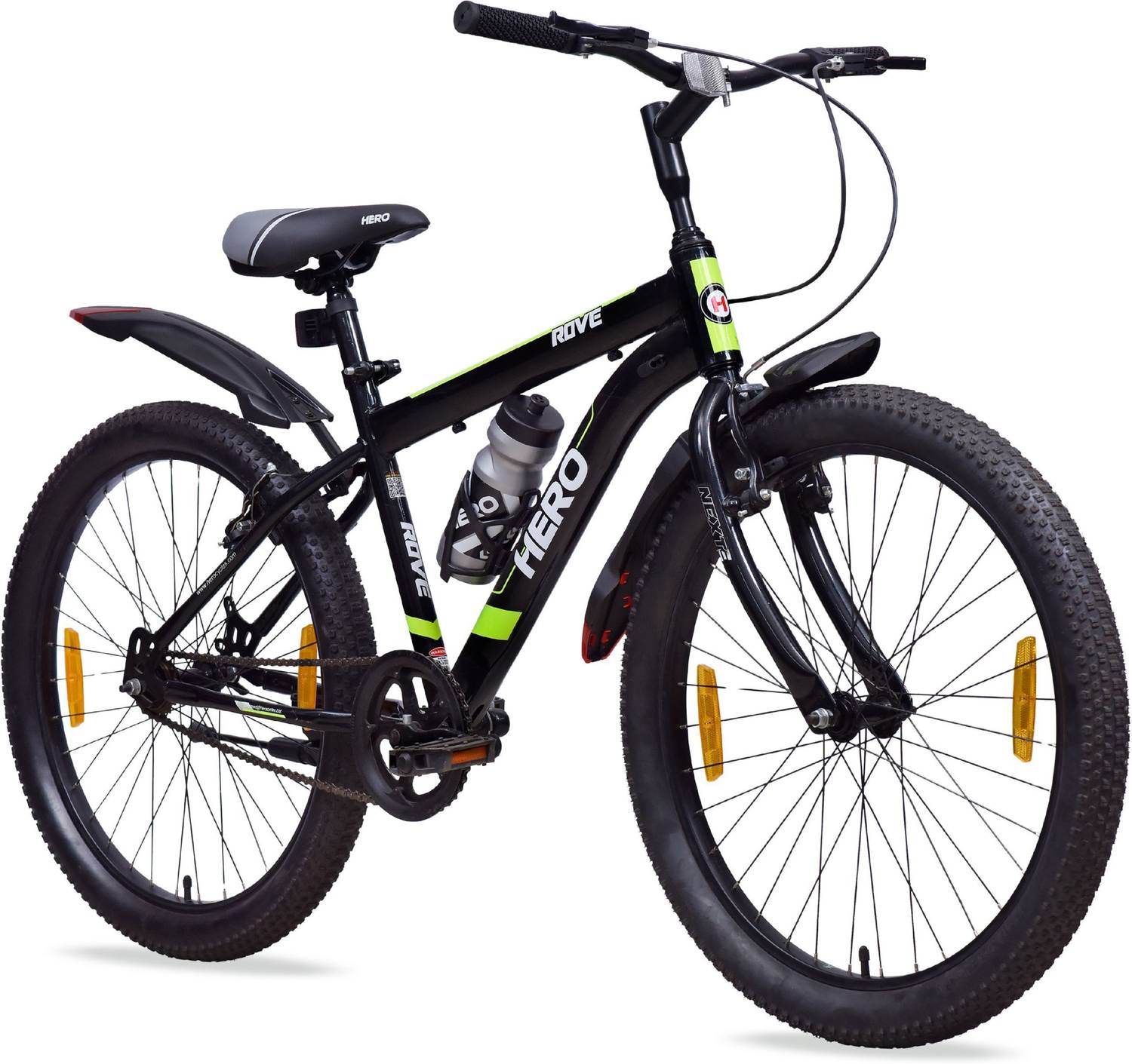 Hero Rove 24T Mountain Cycle, Black - Image 1