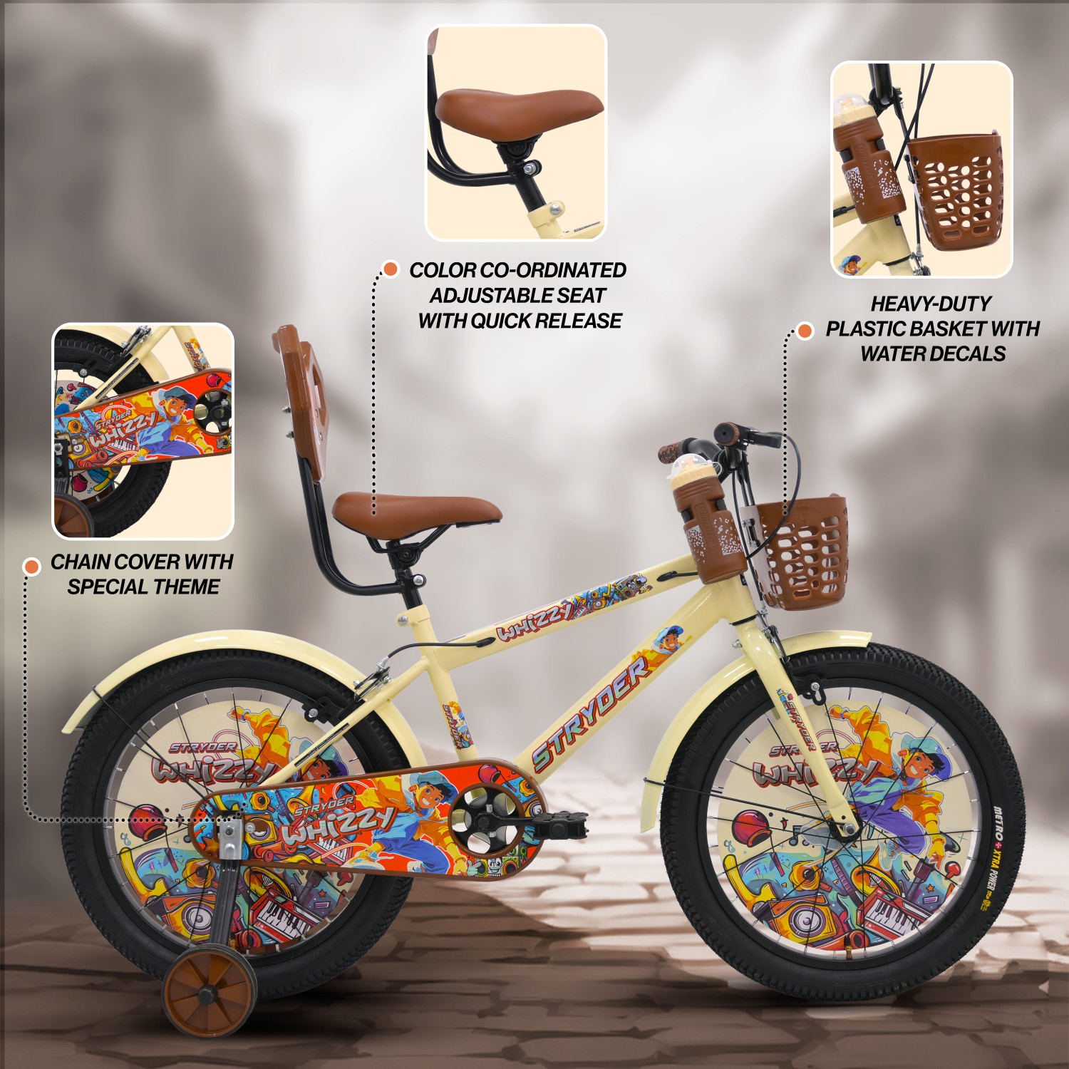 Image of STRYDER Whizzy 20 inch Kids Bicycle | 20 T (inch) BMX Cycle