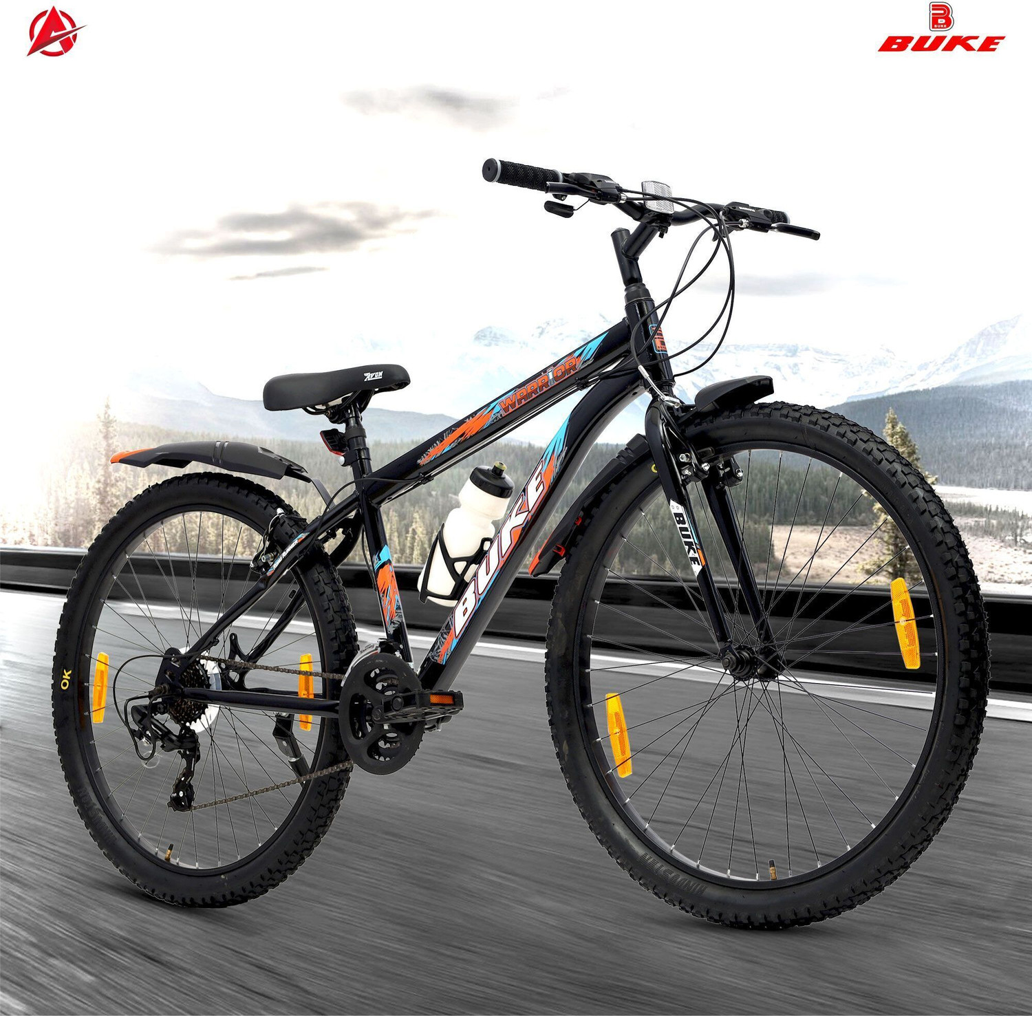 Image of AVON WARRIOR 26T Gear Cycle for Boys & Men with Front & Rear Vee Brakes 85% Fitted 26 T (inch) Hybrid Cycle /City Bike