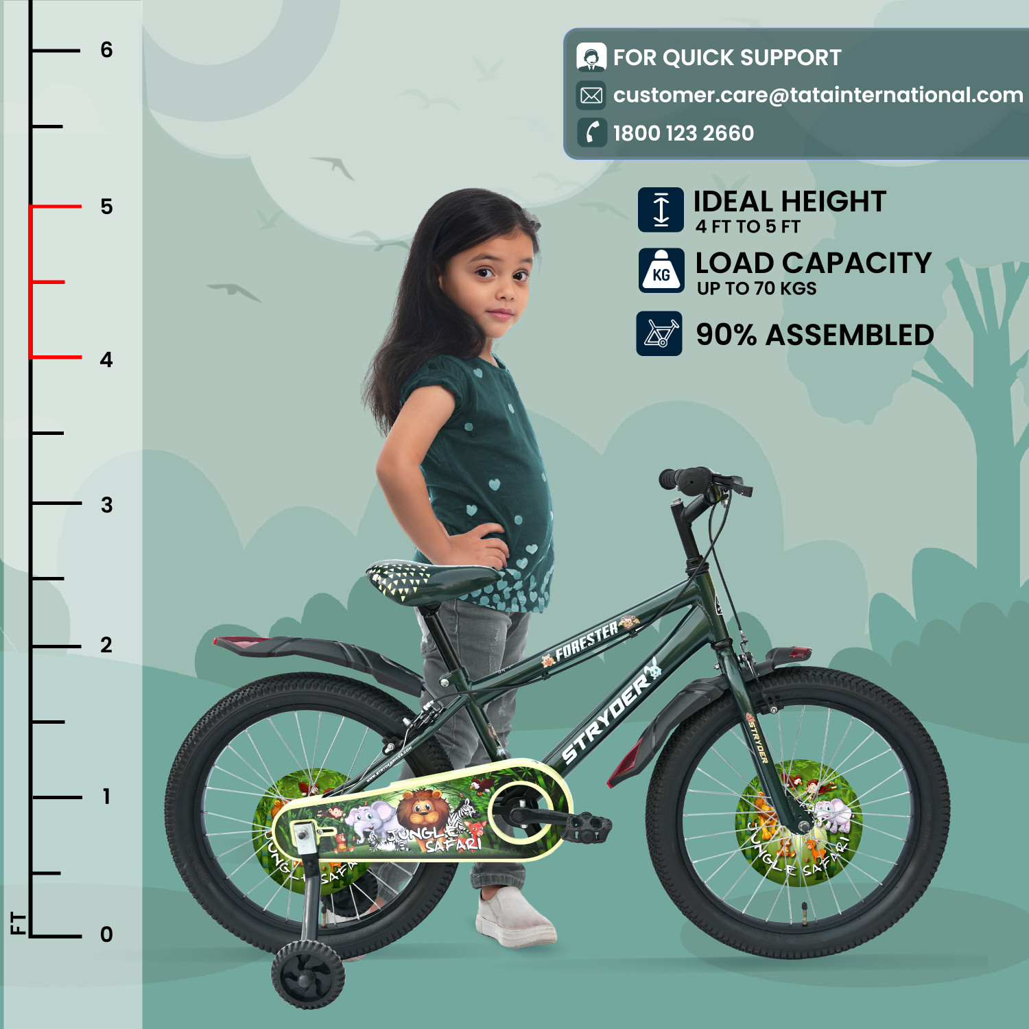 Image of STRYDER Forester 20 inch Kids Bicycle | 20 T (inch) BMX Cycle
