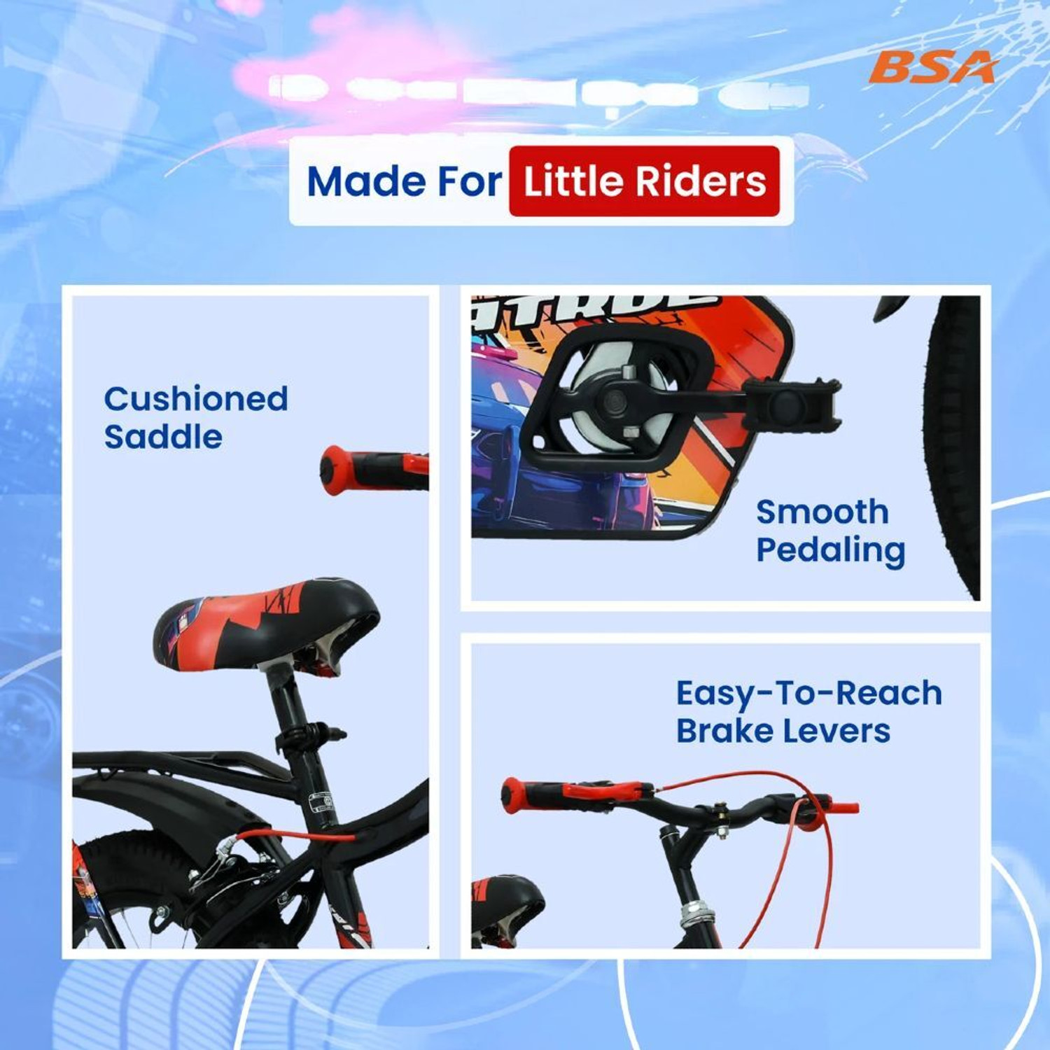 Image of BSA Patrol kids 4-6 years 16 T (inch) Road Cycle