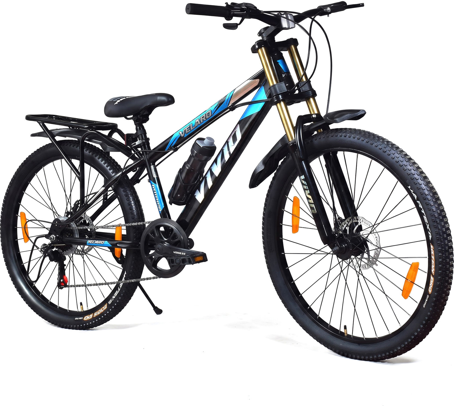 Image of VIVID Valero Pro IBC 26T 7 Gear Cycle for Men,Double Crown Front Suspension, DD Brakes 26 T (inch) Mountain Cycle