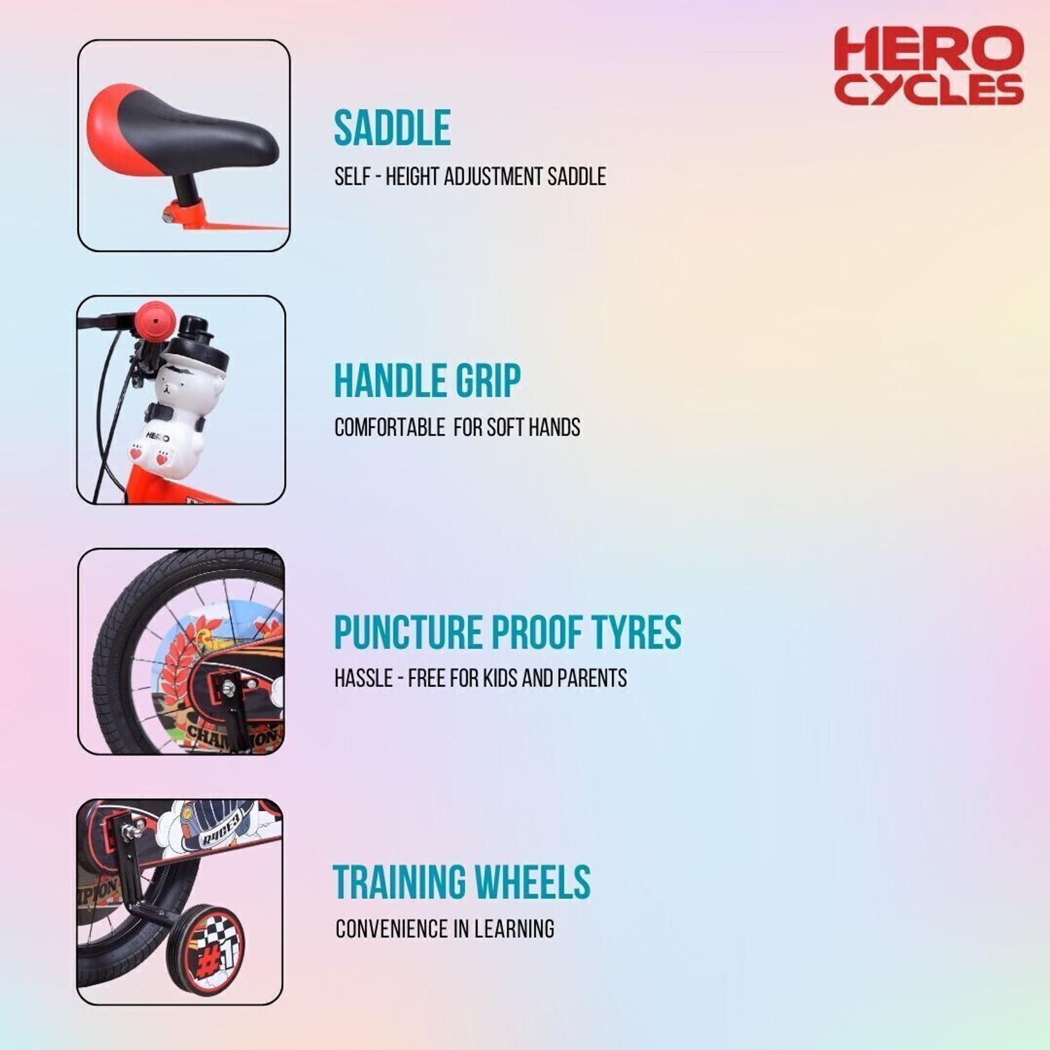 Image of HERO Racer 14 T (inch) Roadster Cycle