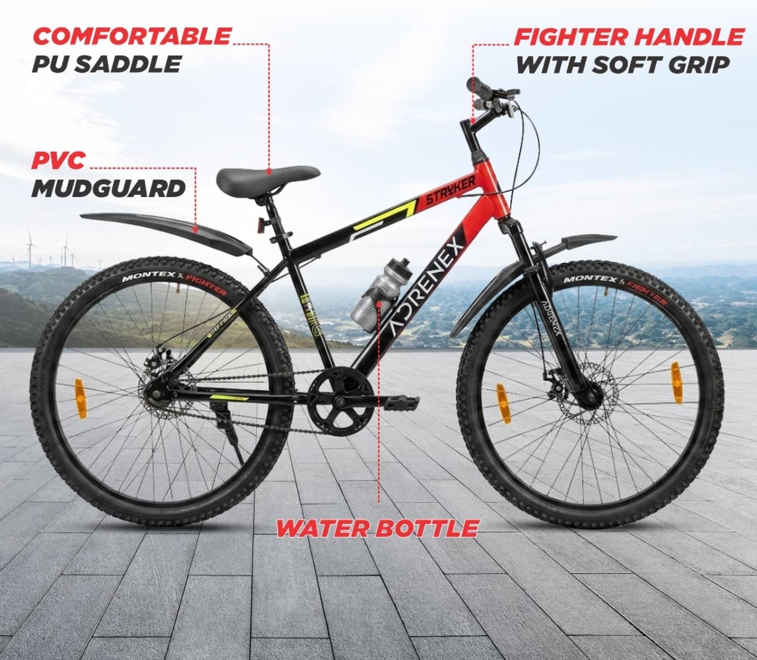 Adrenex Stryker 26T FXDD 26T Mountain Cycle - Image 3