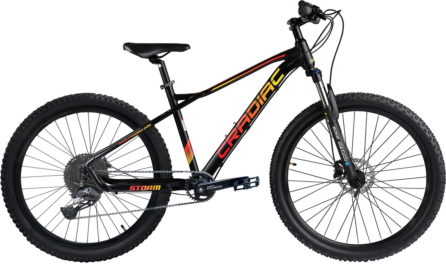 Image of CRADIAC STORM GT 1x9 SPEED | SHIMANO CUES | SR SUNTOUR LOCKOUT SUSPENSION | 29 T (inch) Mountain Cycle