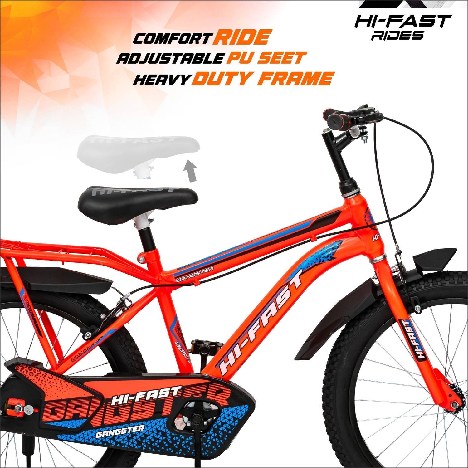 Hi-Fast Gangster Sports Cycle 20T for 7-10 Years - Image 3