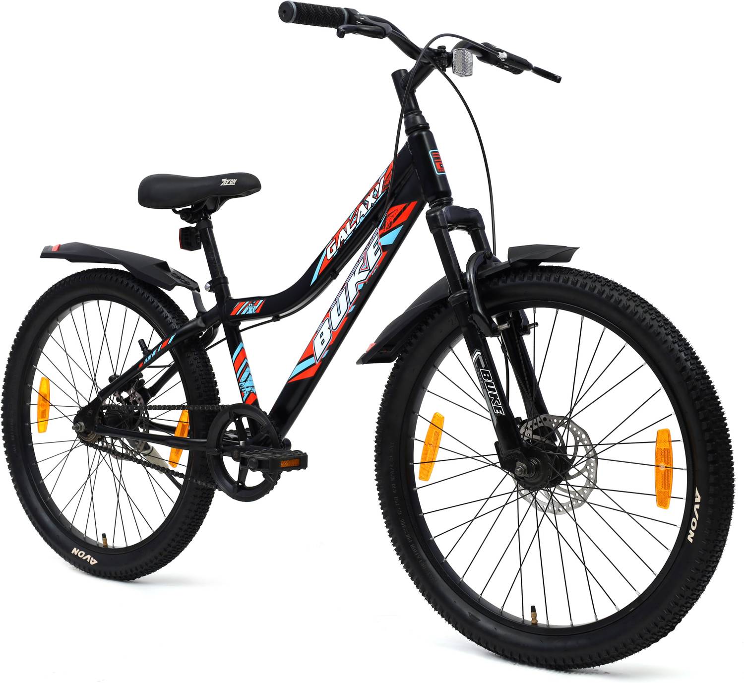 AVON GALAXY 24T Cycle for Boys & Girls with Front & Rear Disc Brakes 85% Pre Fitted 24 T (inch) Mountain Cycle