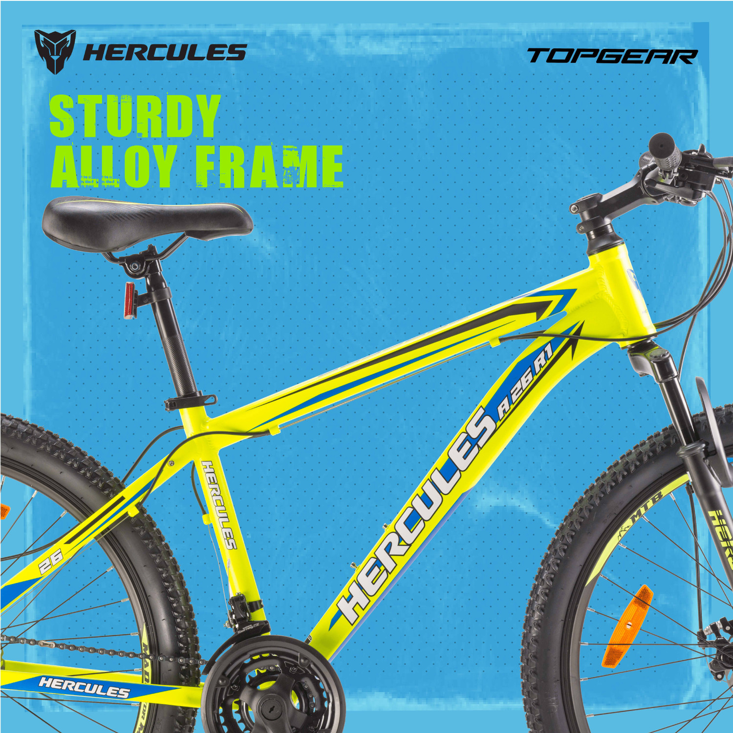 Image of HERCULES A26 R1 TOP GEAR 26 T (inch) Mountain Cycle