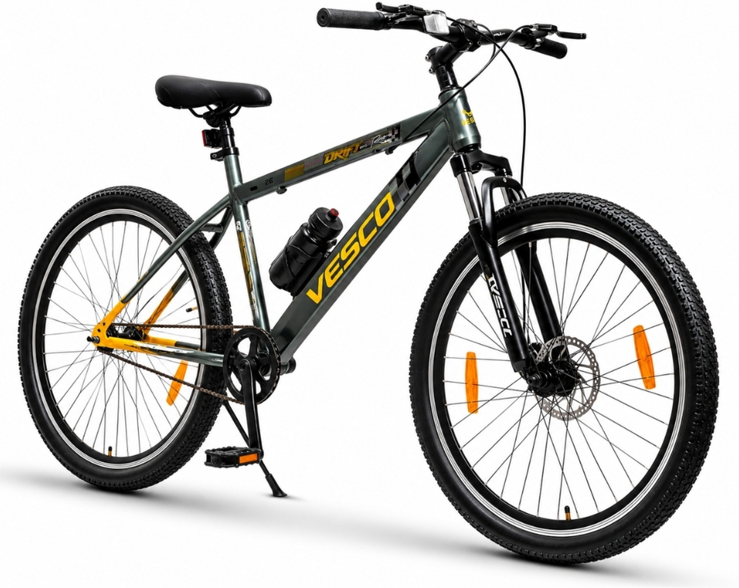 Image of VESCO DRIFT PRO 26T Cycle for Men | Suspension | Alloy Rim | Disc Brakes 26 T (inch) Mountain Cycle