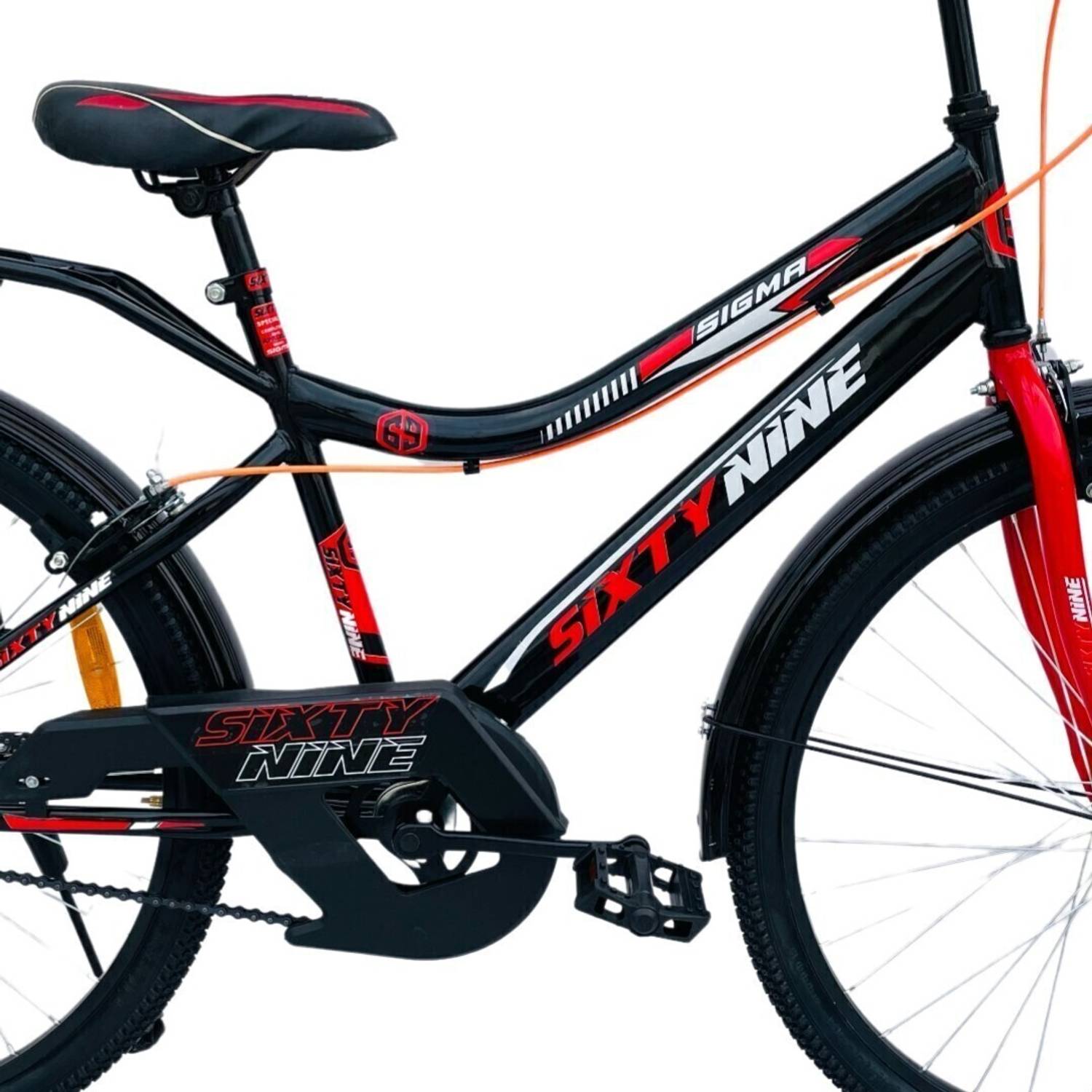 FOXGLOVE SIXTY NINE 24 INCH GLOSSY BLACK FRAME TYRE TUBE FOR 8