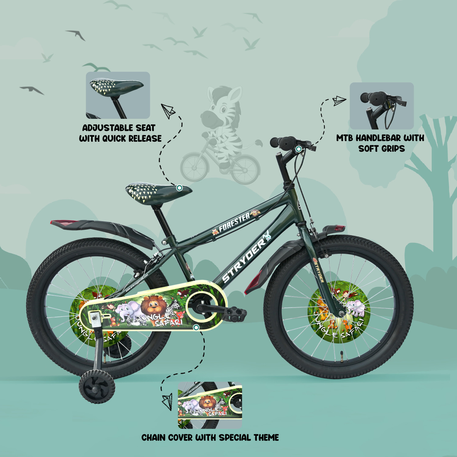 Image of STRYDER Forester 20 inch Kids Bicycle | 20 T (inch) BMX Cycle