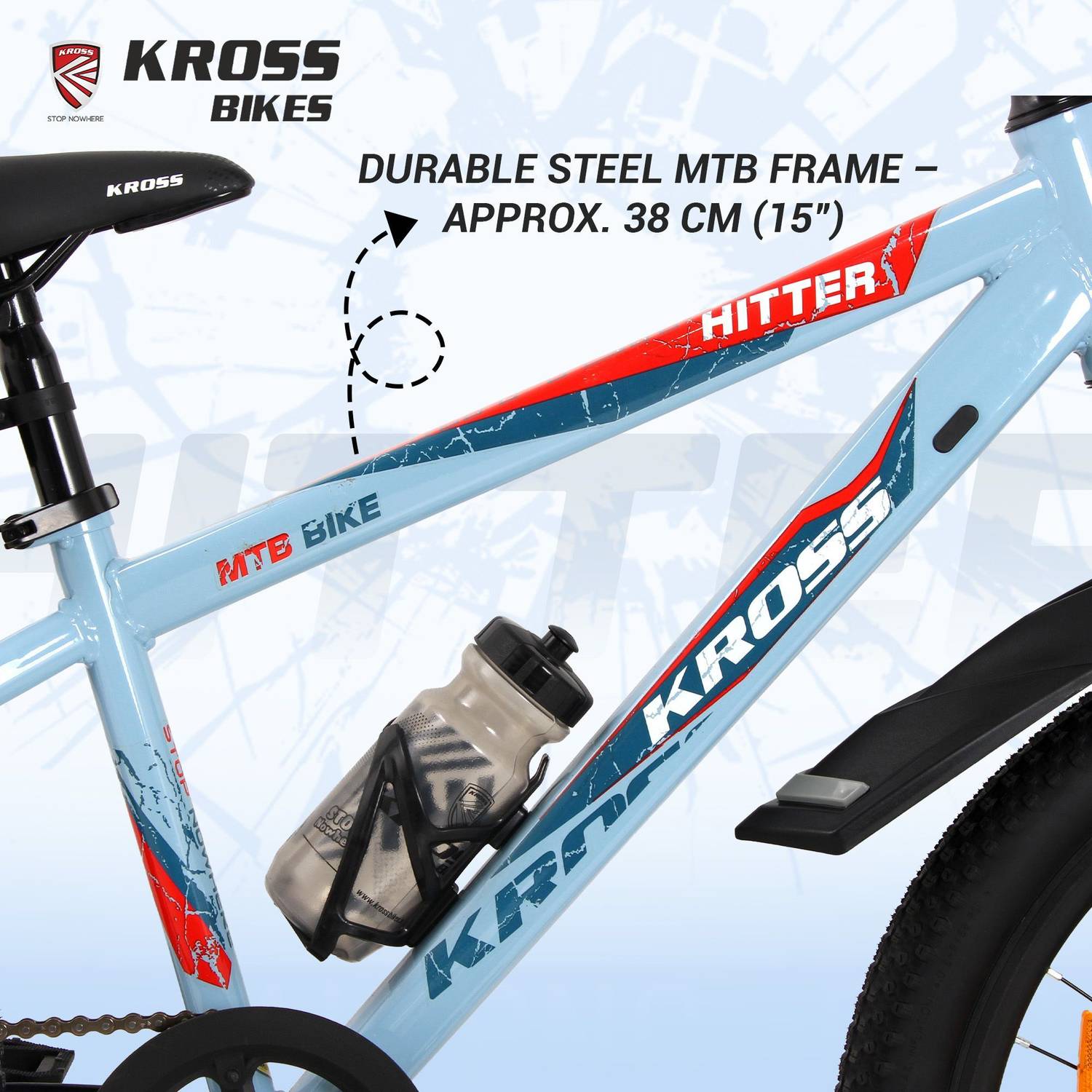 Kross Hitter Bicycle for Kids (Age 9–13 Years) with Dual Disc