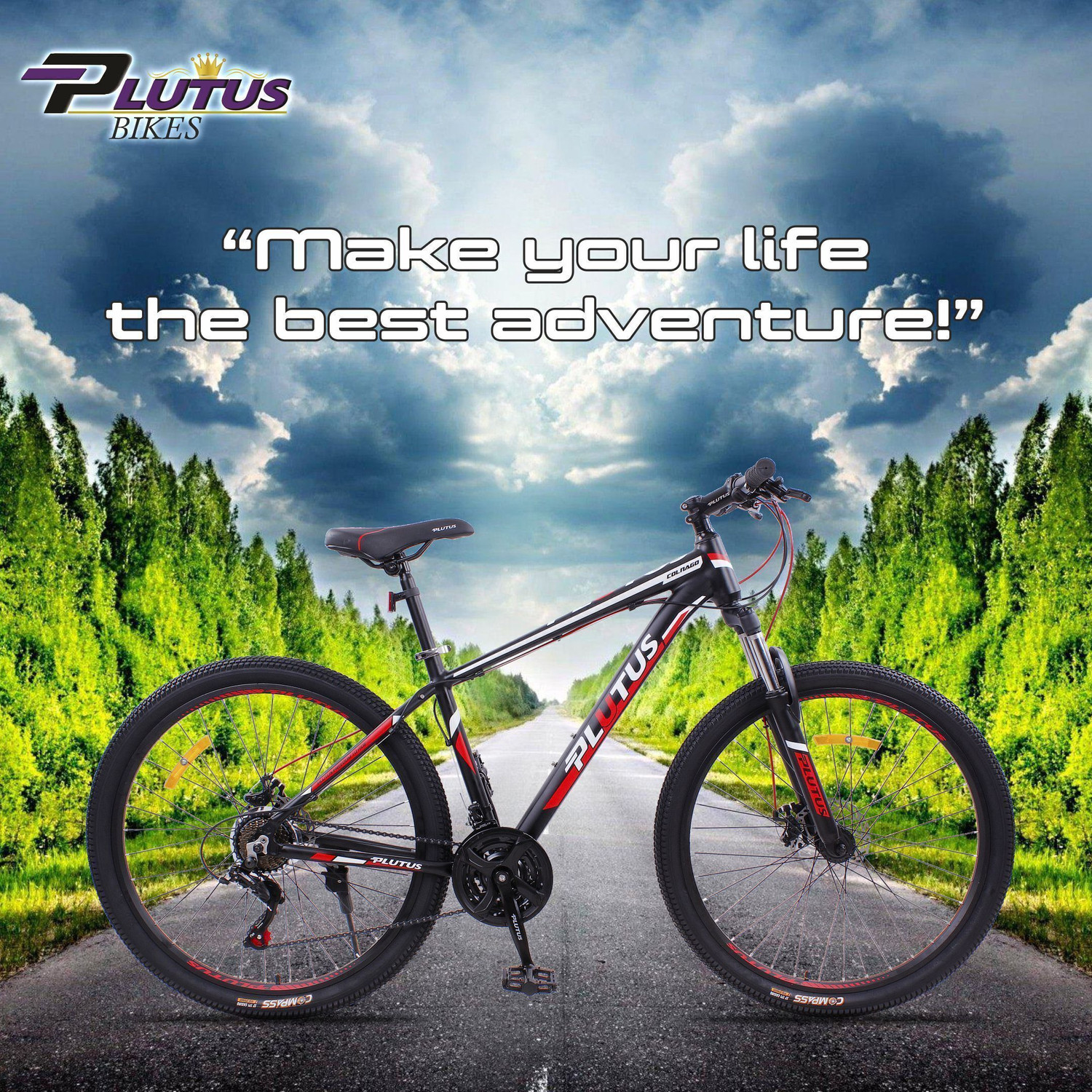 Image of PLUTUS Colnago 21 Speed Shimano Gears with Alloy Frame 27.5 T (inch) Mountain Cycle