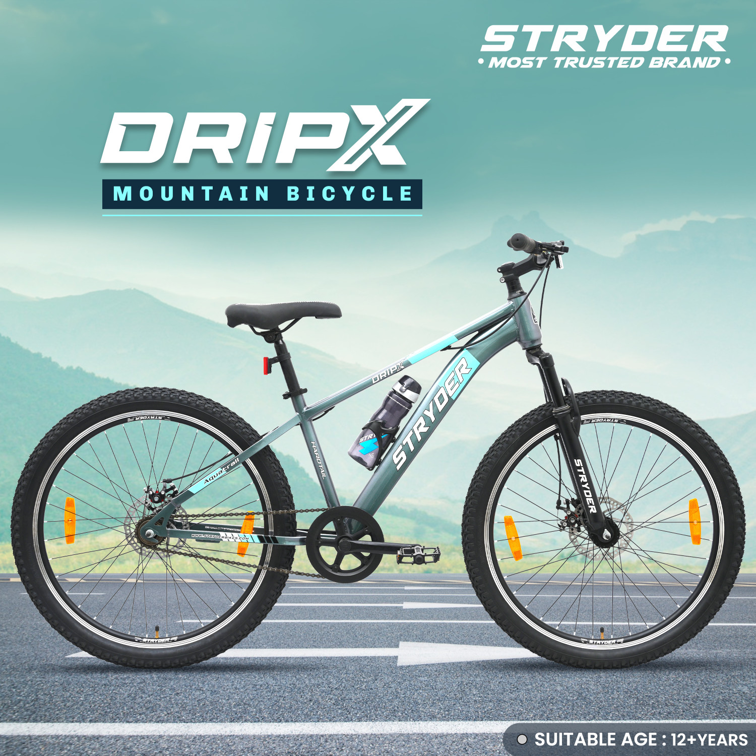 Image of STRYDER 27.5 inch DRIPX Single Speed Bicycle | Durable & Stylish Ride 27.5 T (inch) Mountain Cycle