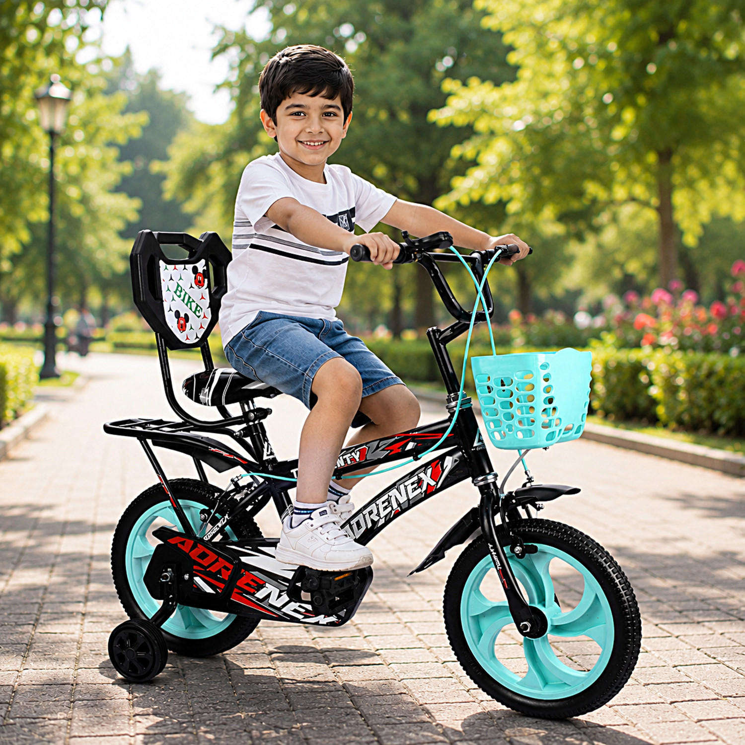 Image of Adrenex 14T PREMIUM BICYCLE FOR 3 TO 5 YEAR KIDS 14 T (inch) BMX Cycle