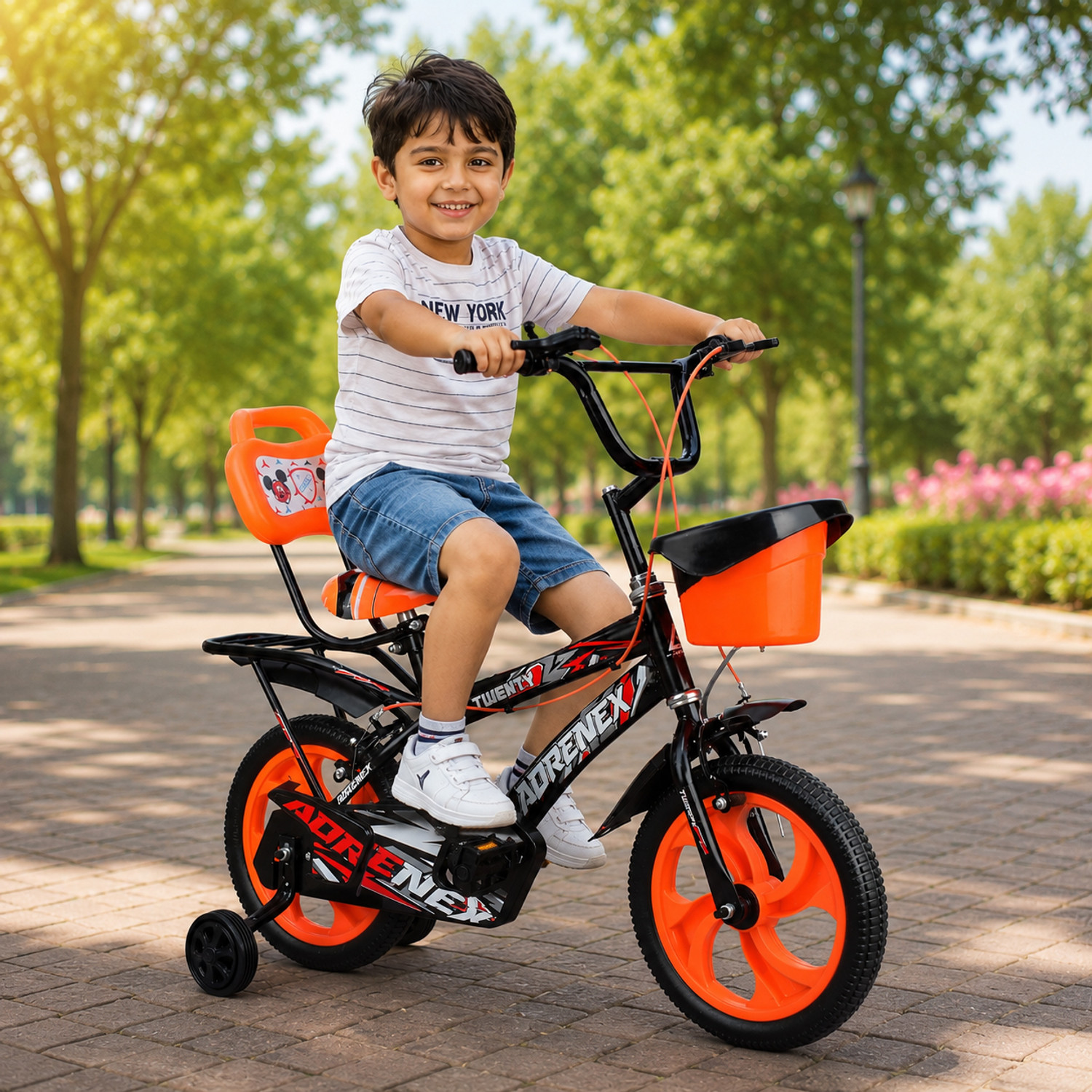 Image of Adrenex 14T PREMIUM BICYCLE FOR 3 TO 5 YEAR KIDS 14 T (inch) BMX Cycle