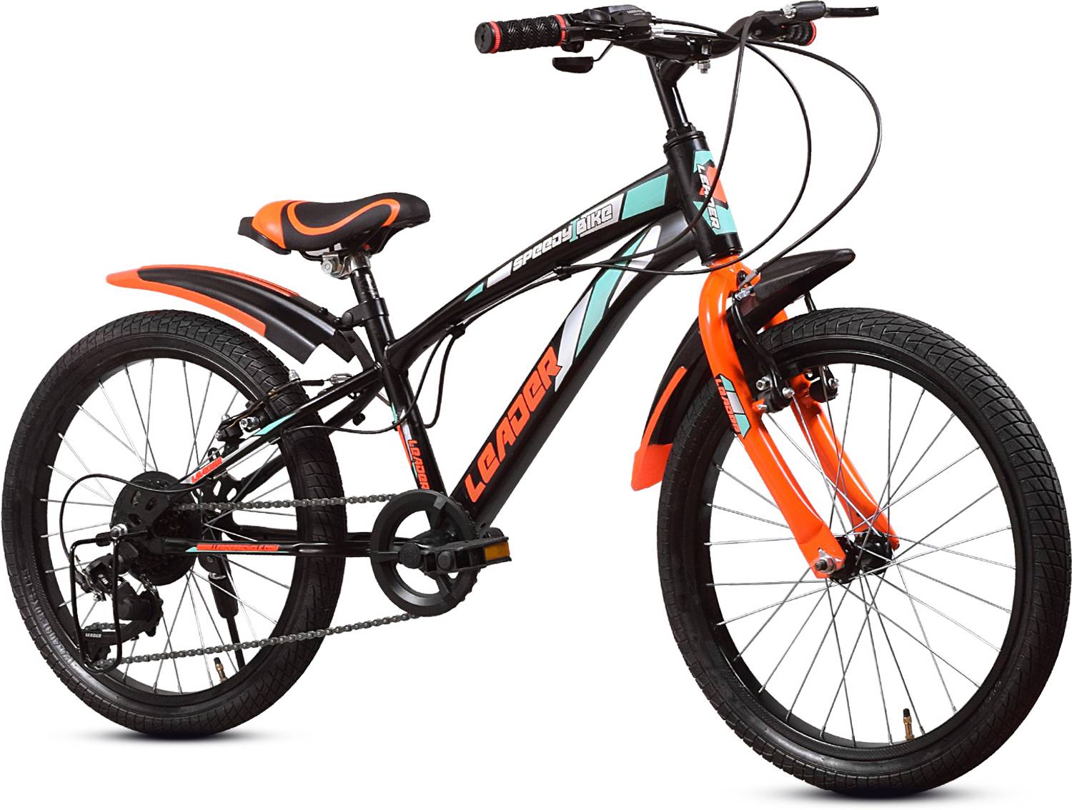 LEADER Speedy Bike 20T 7 Speed Kids Cycle | Gear Cycle For Boys