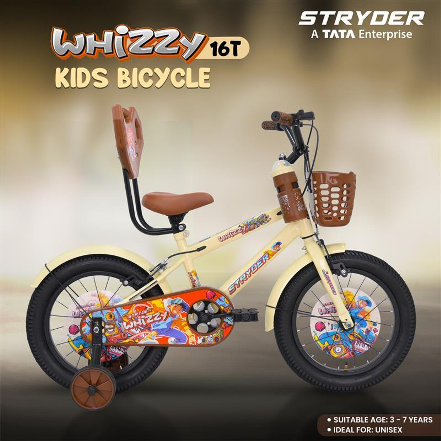 Image of STRYDER Whizzy 16 inch Kids Bicycle | 16 T (inch) BMX Cycle