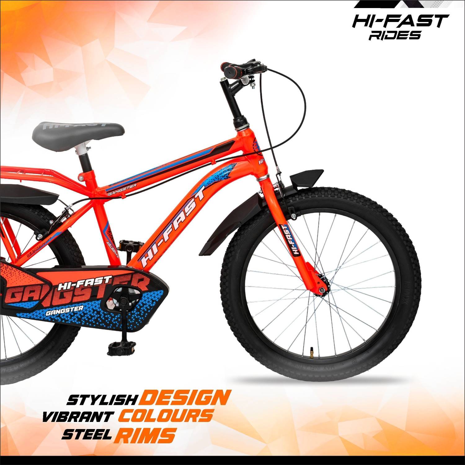 Hi-Fast Gangster Sports Cycle 20T for 7-10 Years - Image 2