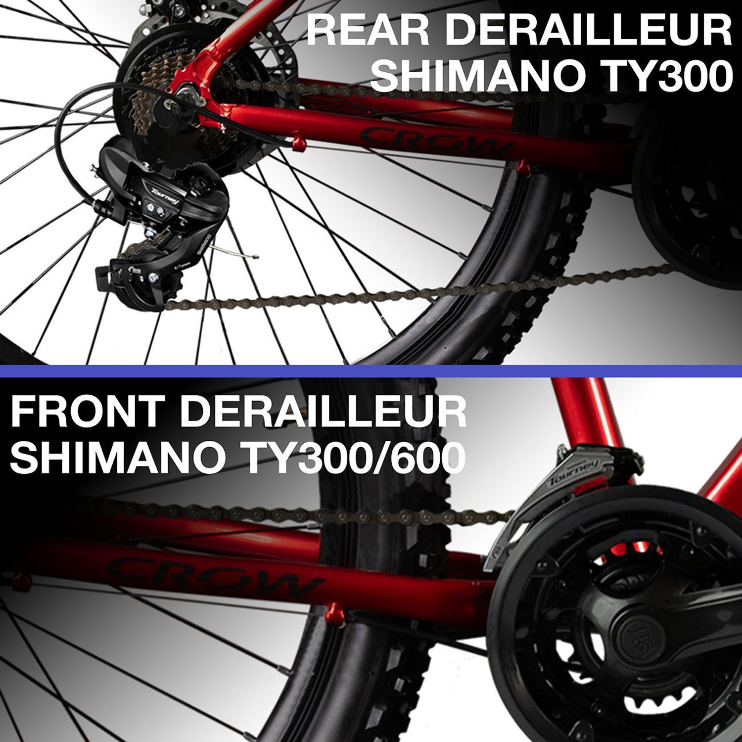Image of Crow ROGUE LITE 21|geared|6061 ALLOY FRAME|FRONT SUSPENSION 29 T (inch) Mountain Cycle
